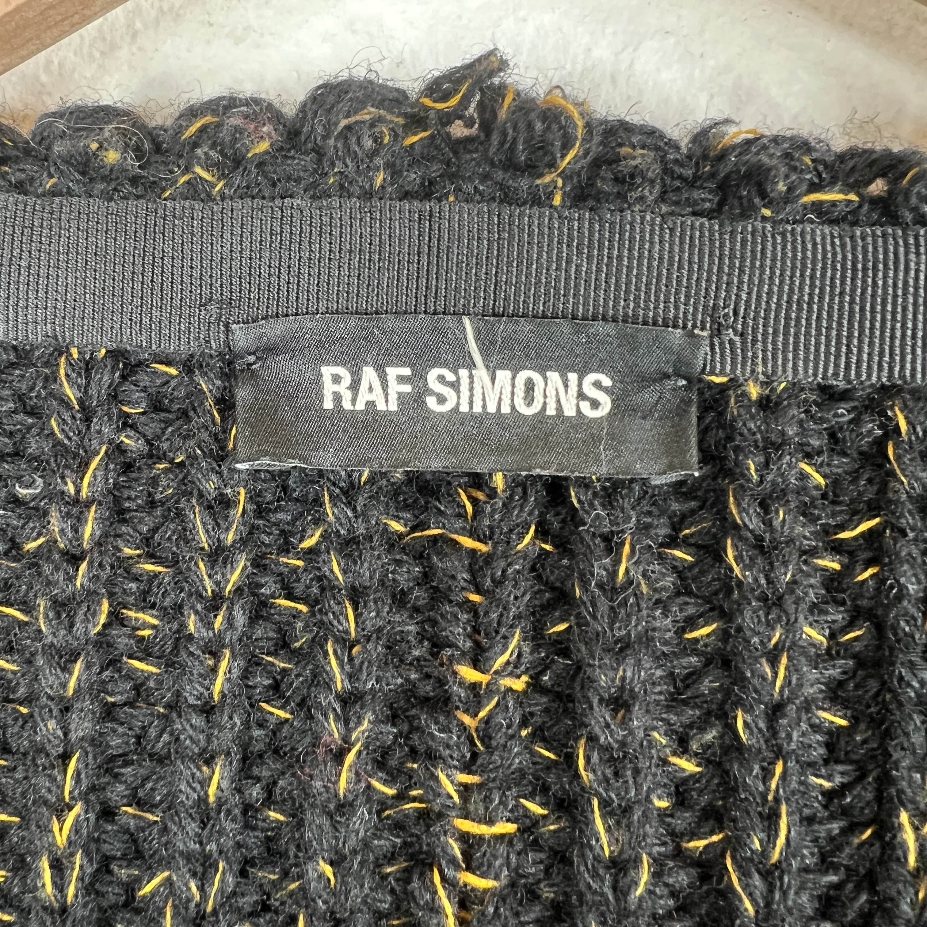 Raf Simons Oversized Distressed Cardigan - Image 3