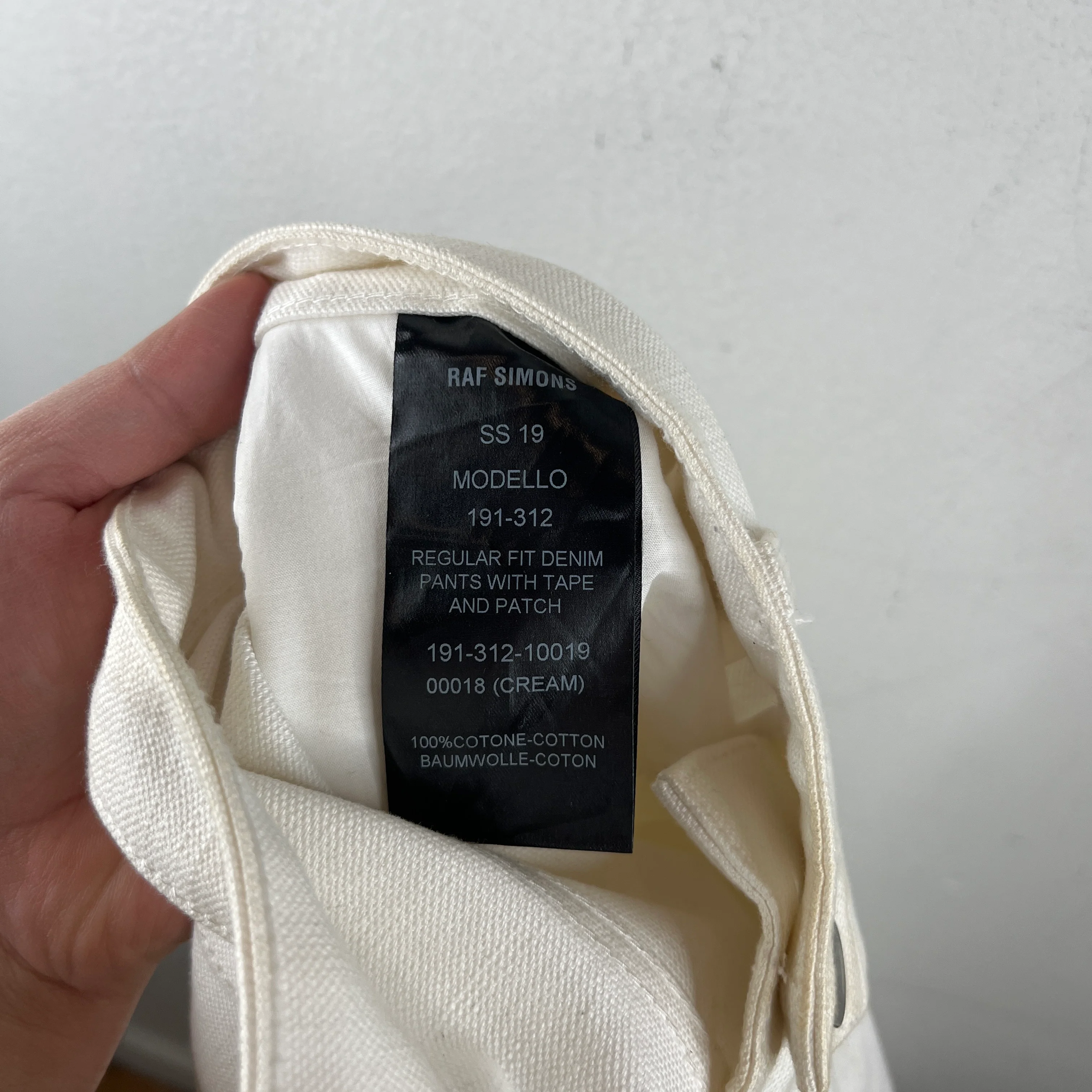 Raf Simons White Transformer Pants - Image 4