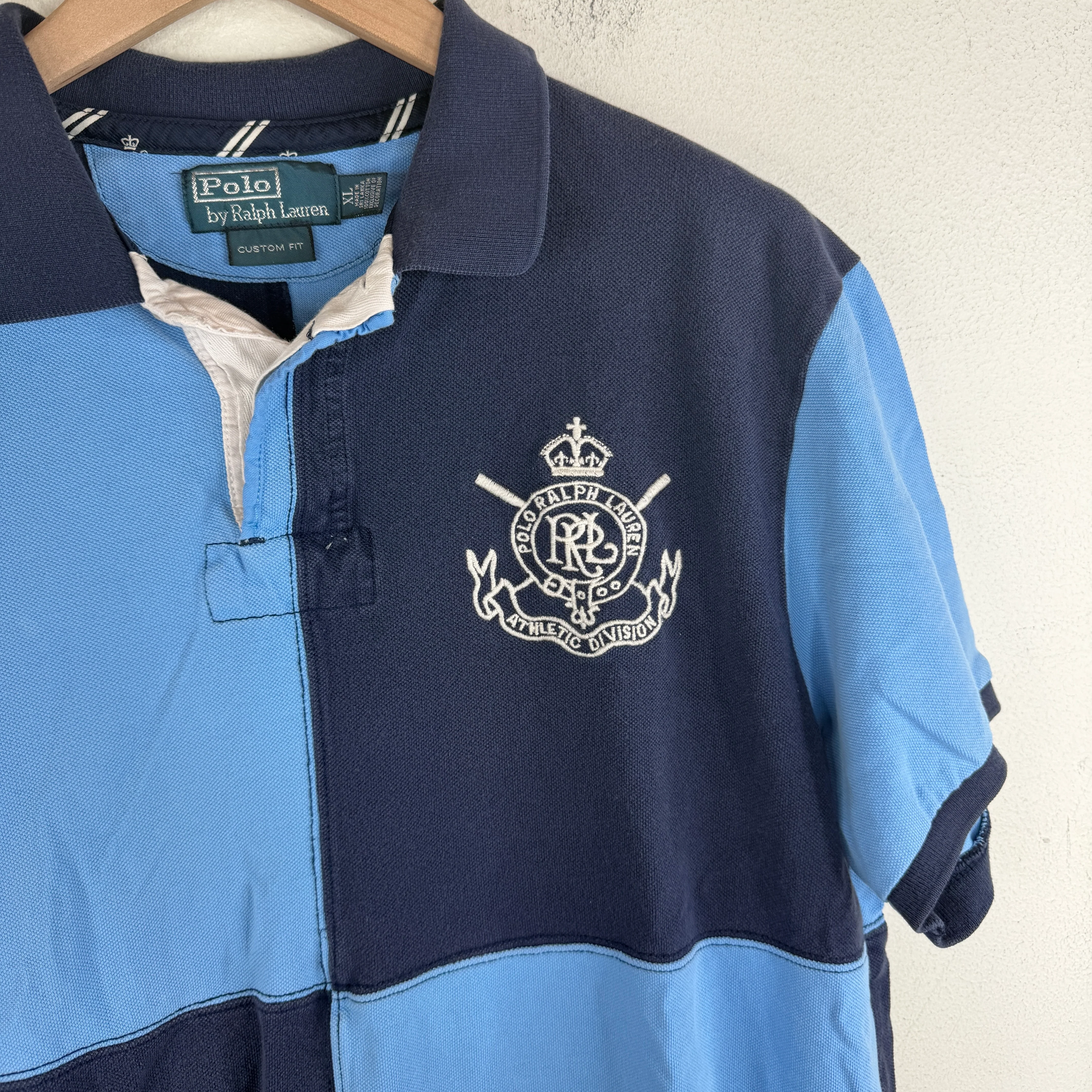 Ralph Lauren Blue/Navy Patchwork Polo - Image 5