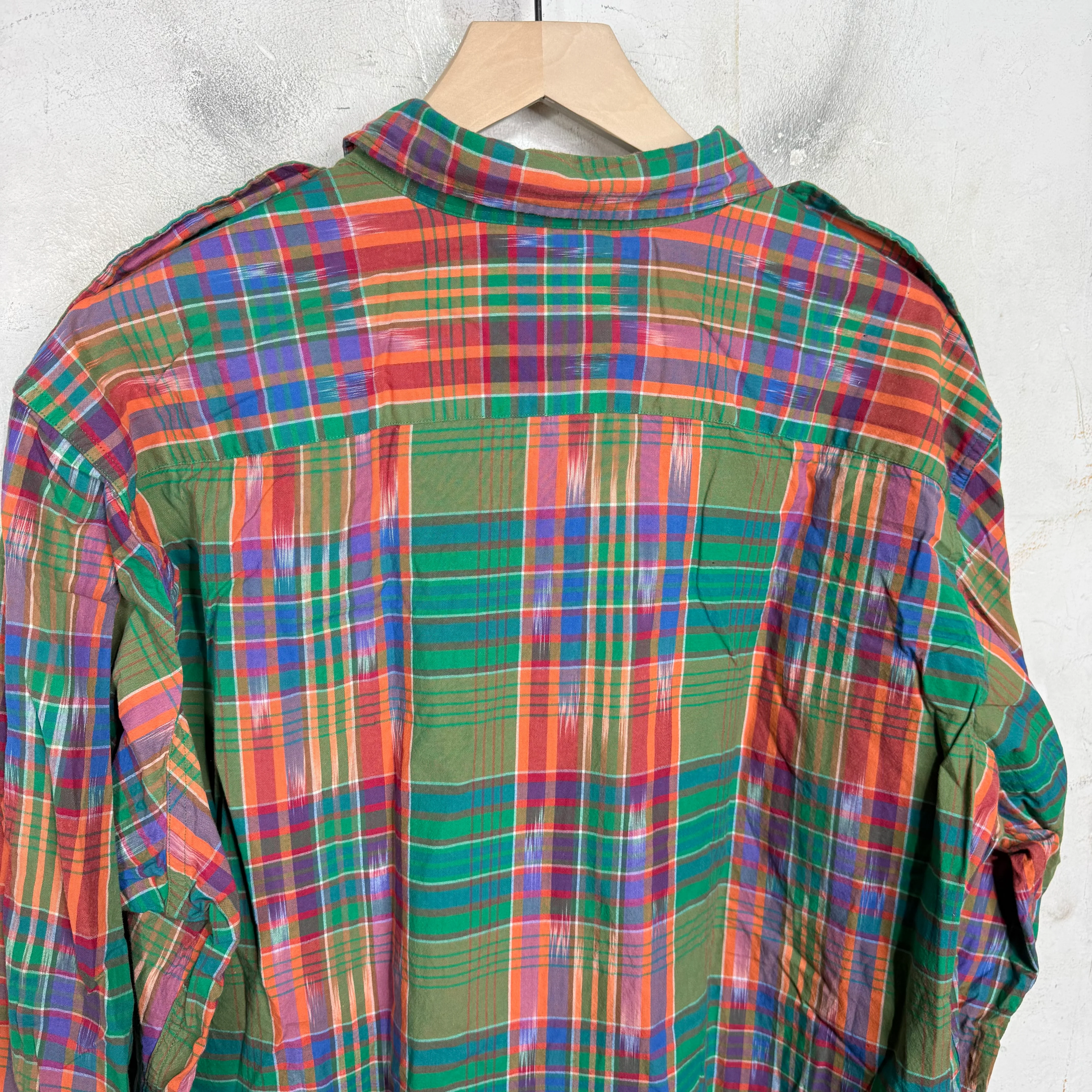 Ralph Lauren Military Plaid Button Up Shirt - Image 5