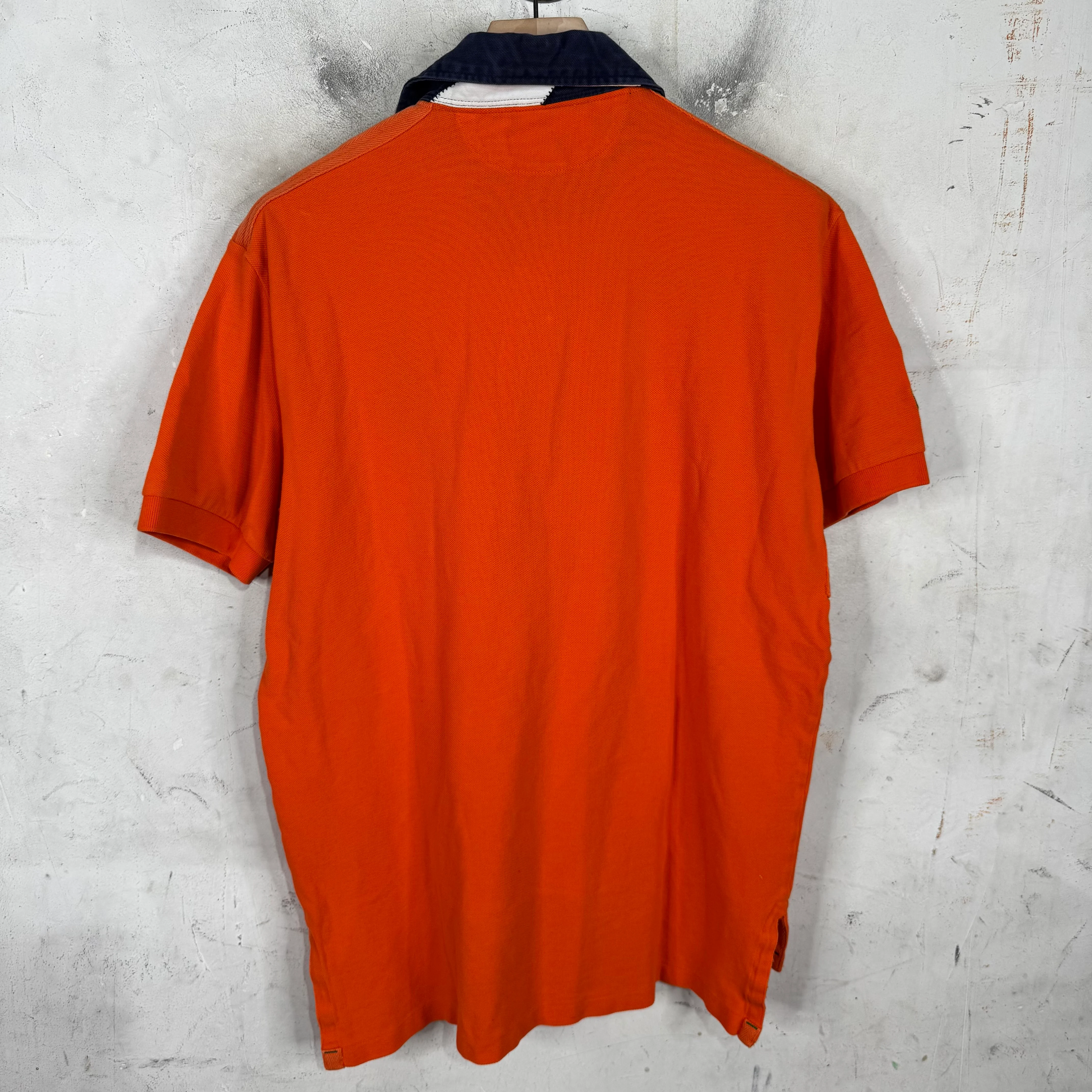 Ralph Lauren Orange/Navy #3 Big Pony Polo - Image 2
