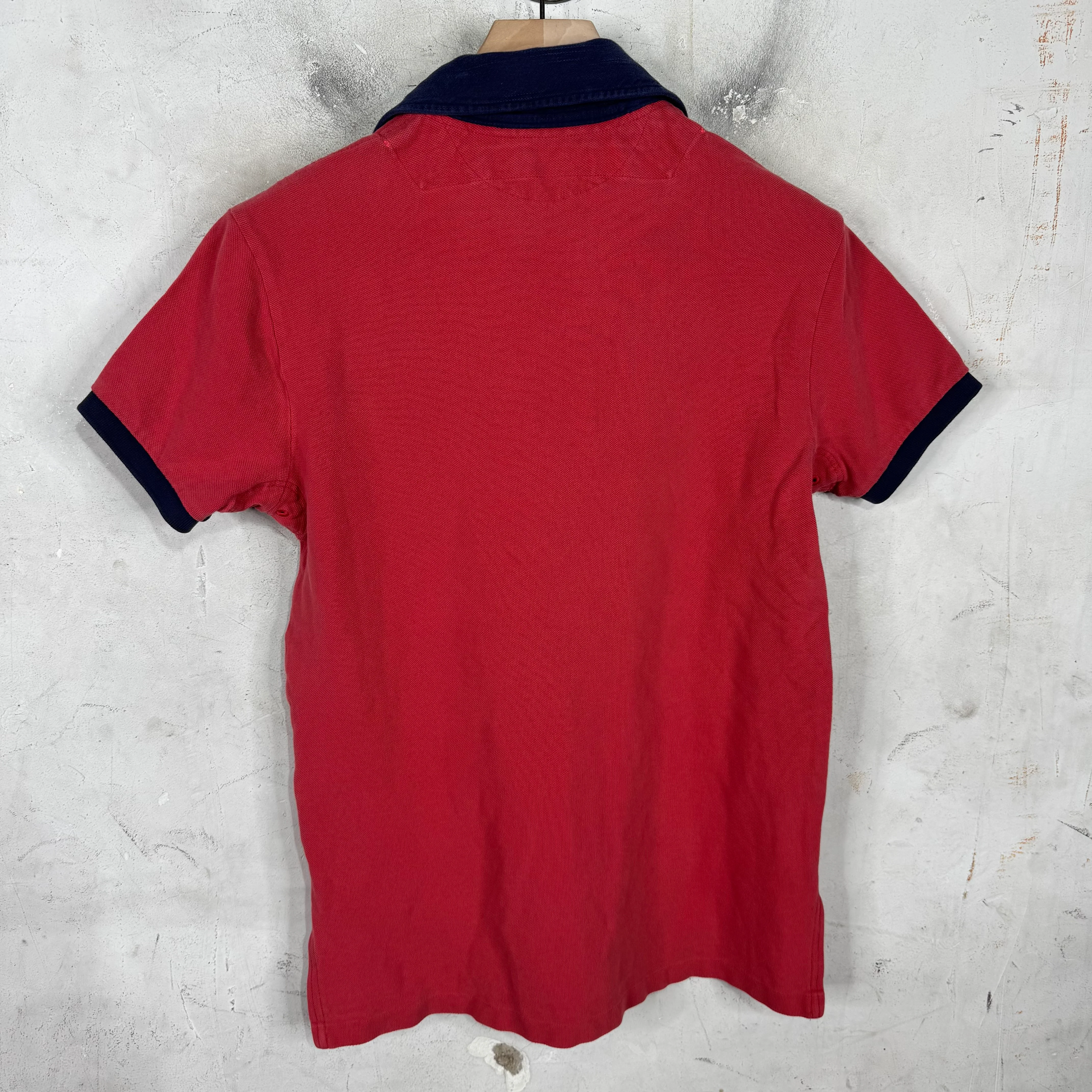 Ralph Lauren Red Diagonal Striped Big Pony Polo - Image 2