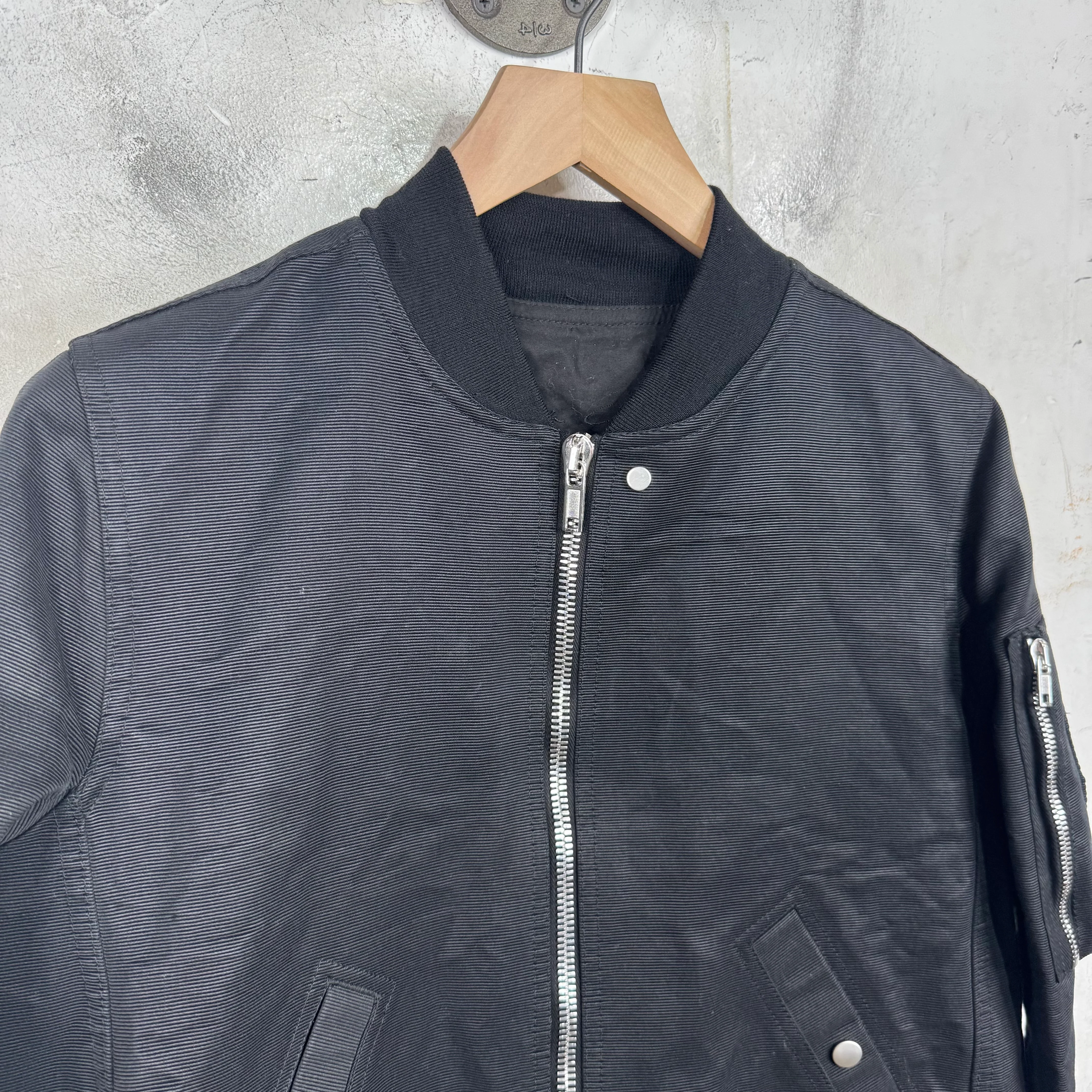 Rick Owens Back Flap Bomber Jacket - Image 4