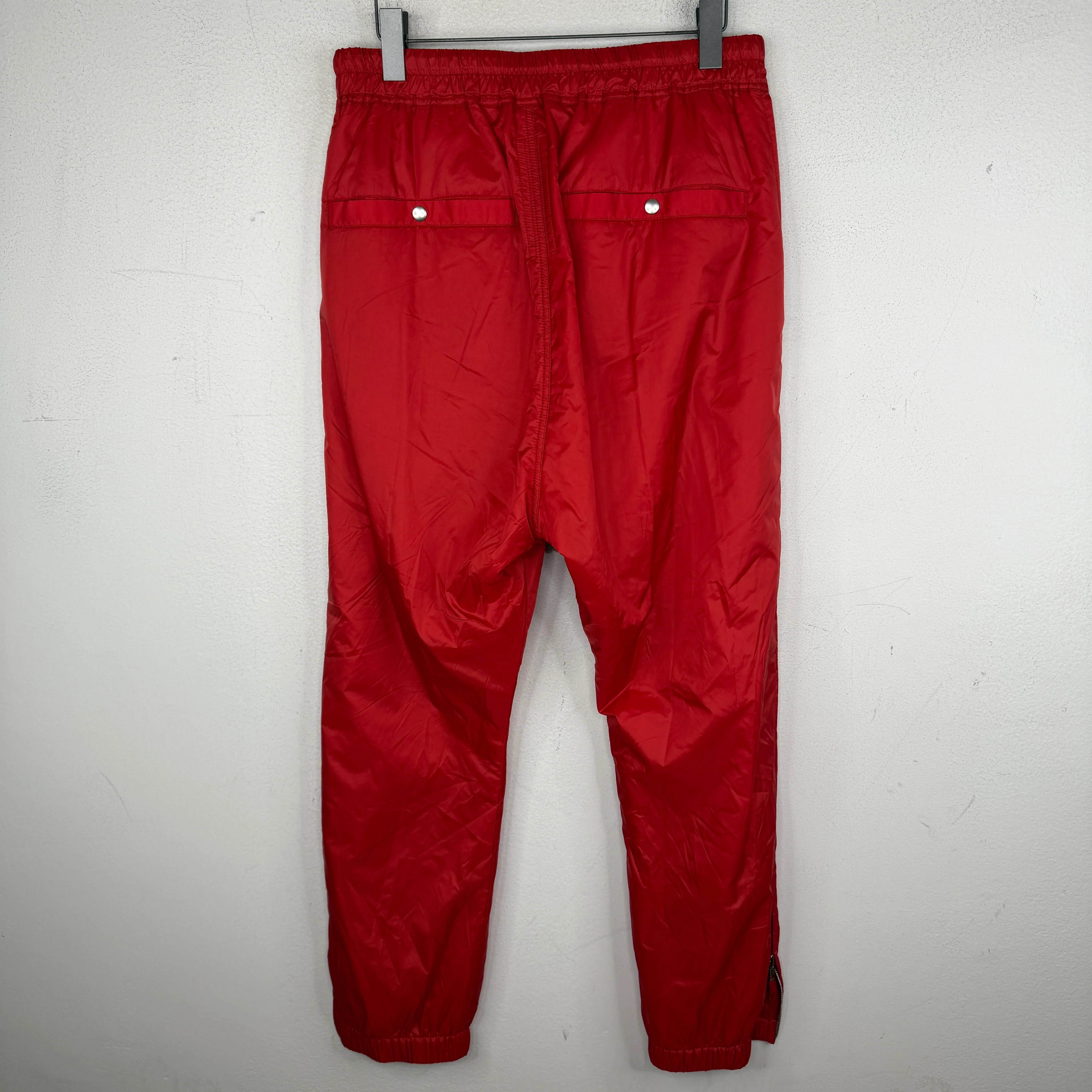 Rick Owens Larry Cardinal Red Track Pants - Image 2