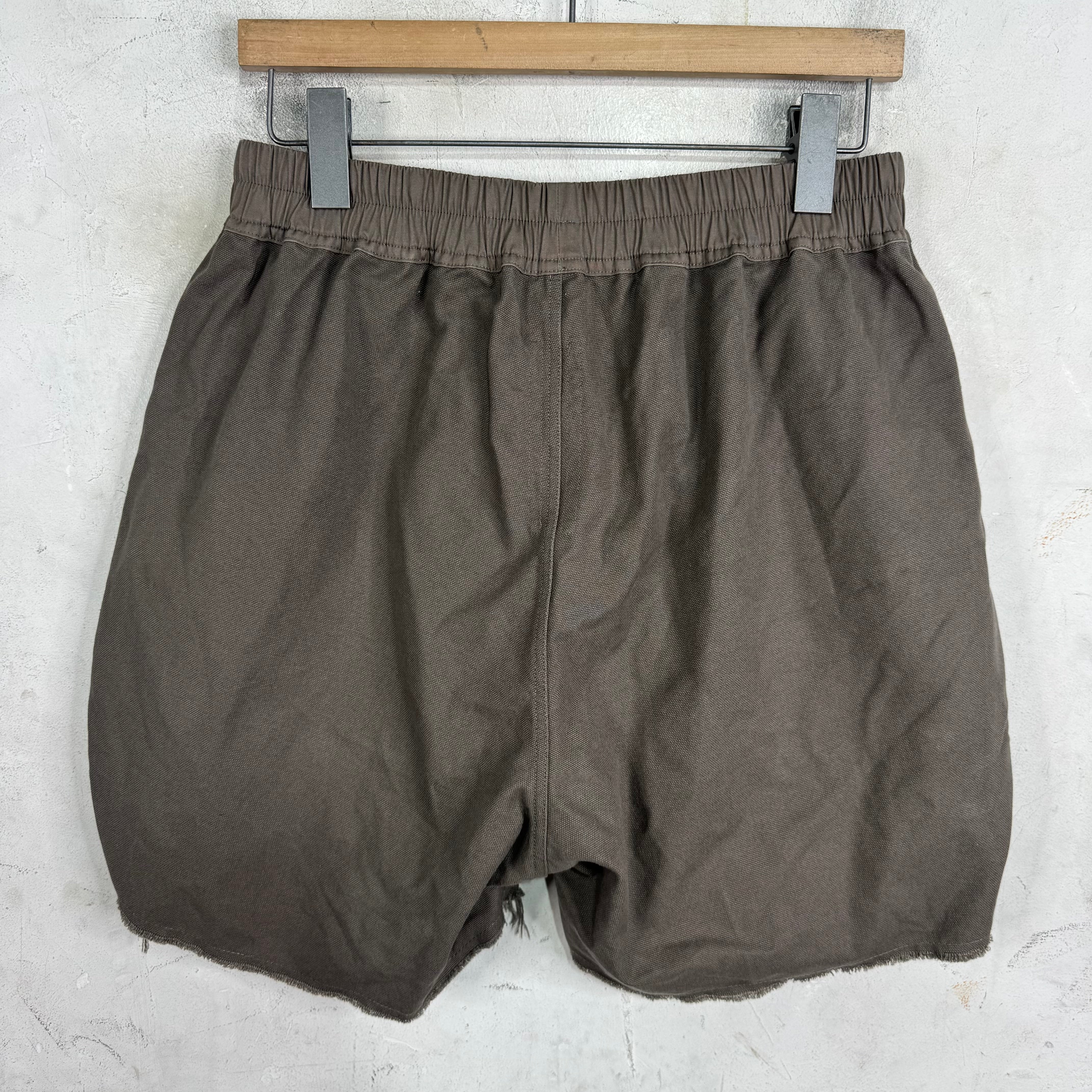 Rick Owens Dust Canvas Boxer Shorts - Image 2