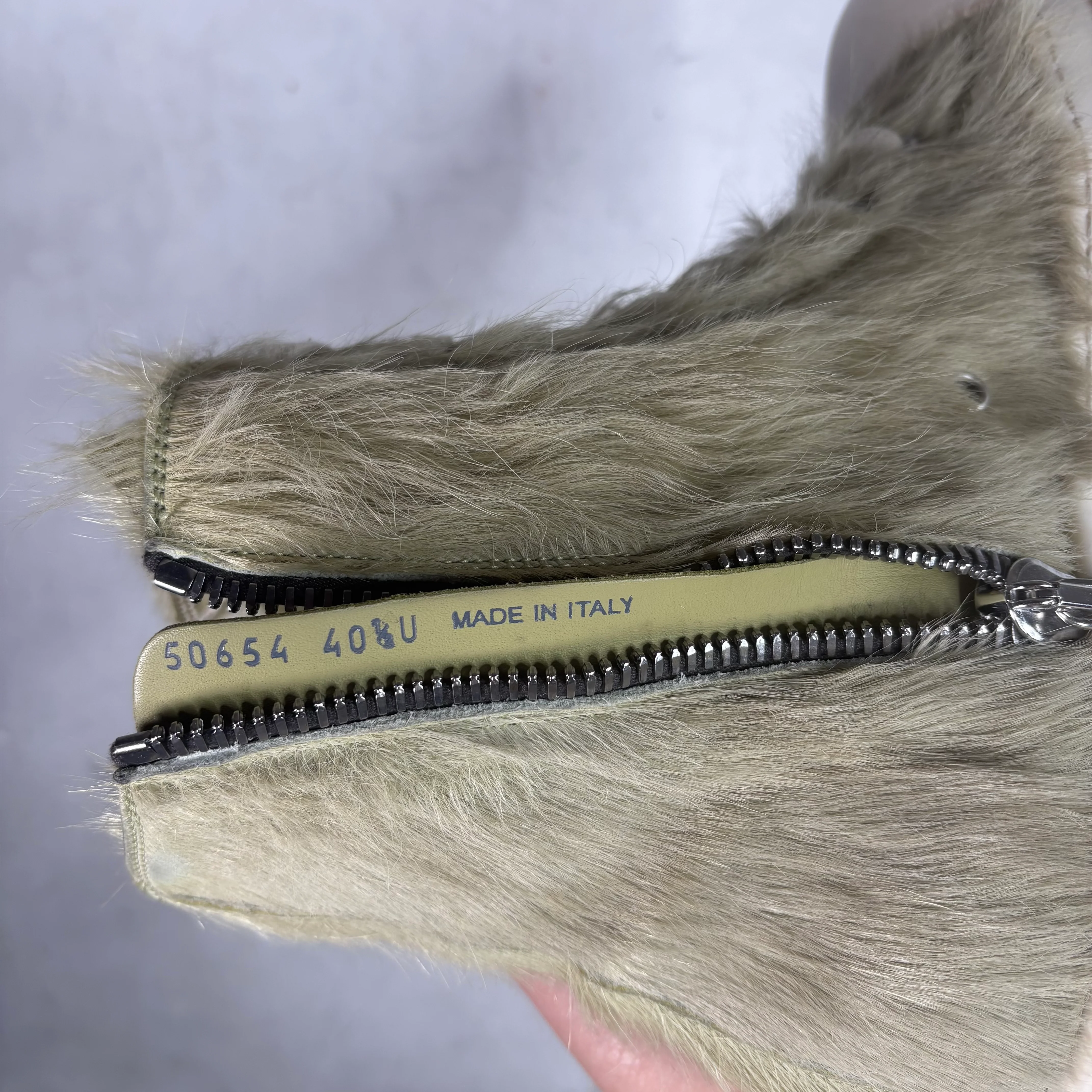Rick Owens Green Fur Ramones - Image 12