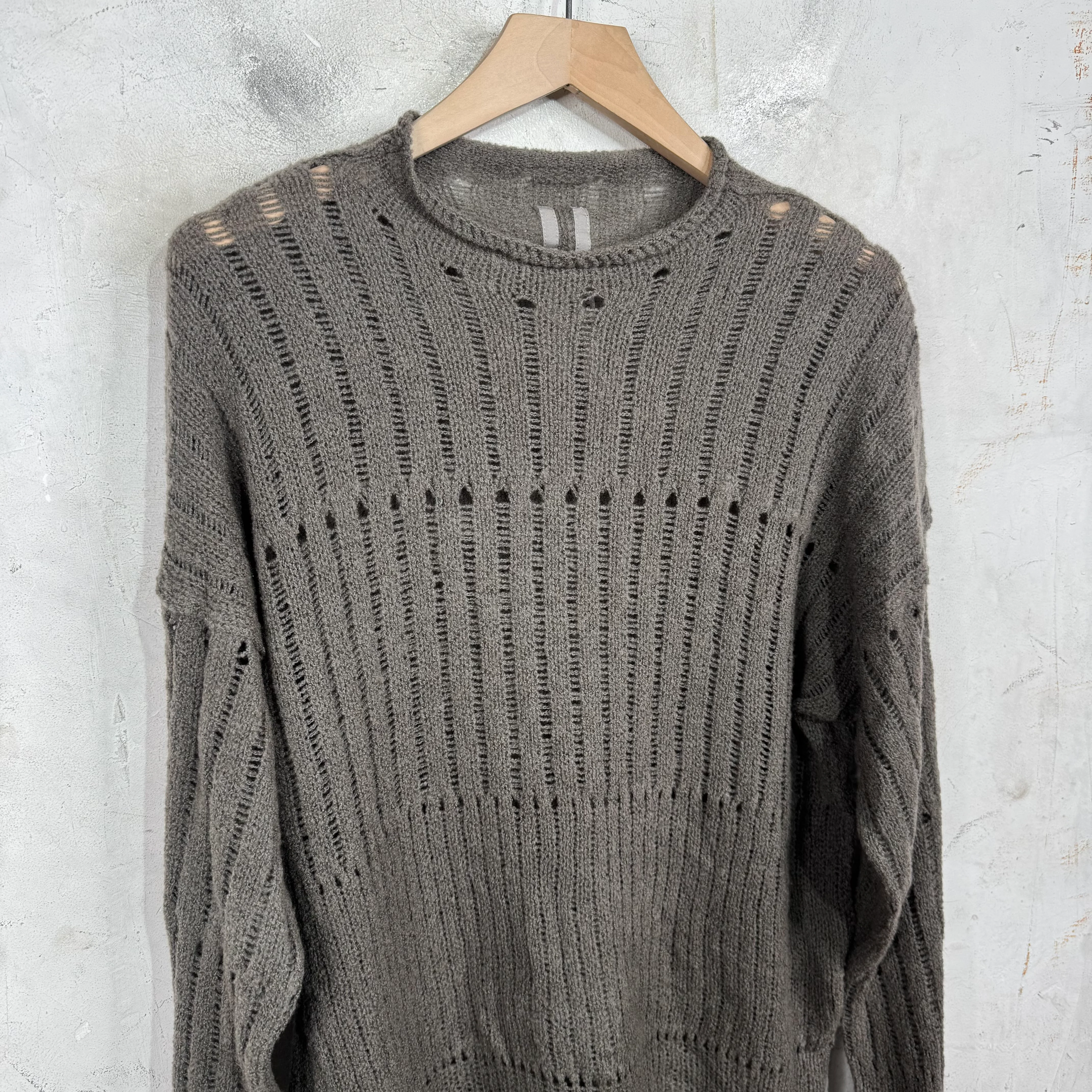 Rick Owens Hollywood Perforated Dust Sweater - Image 5