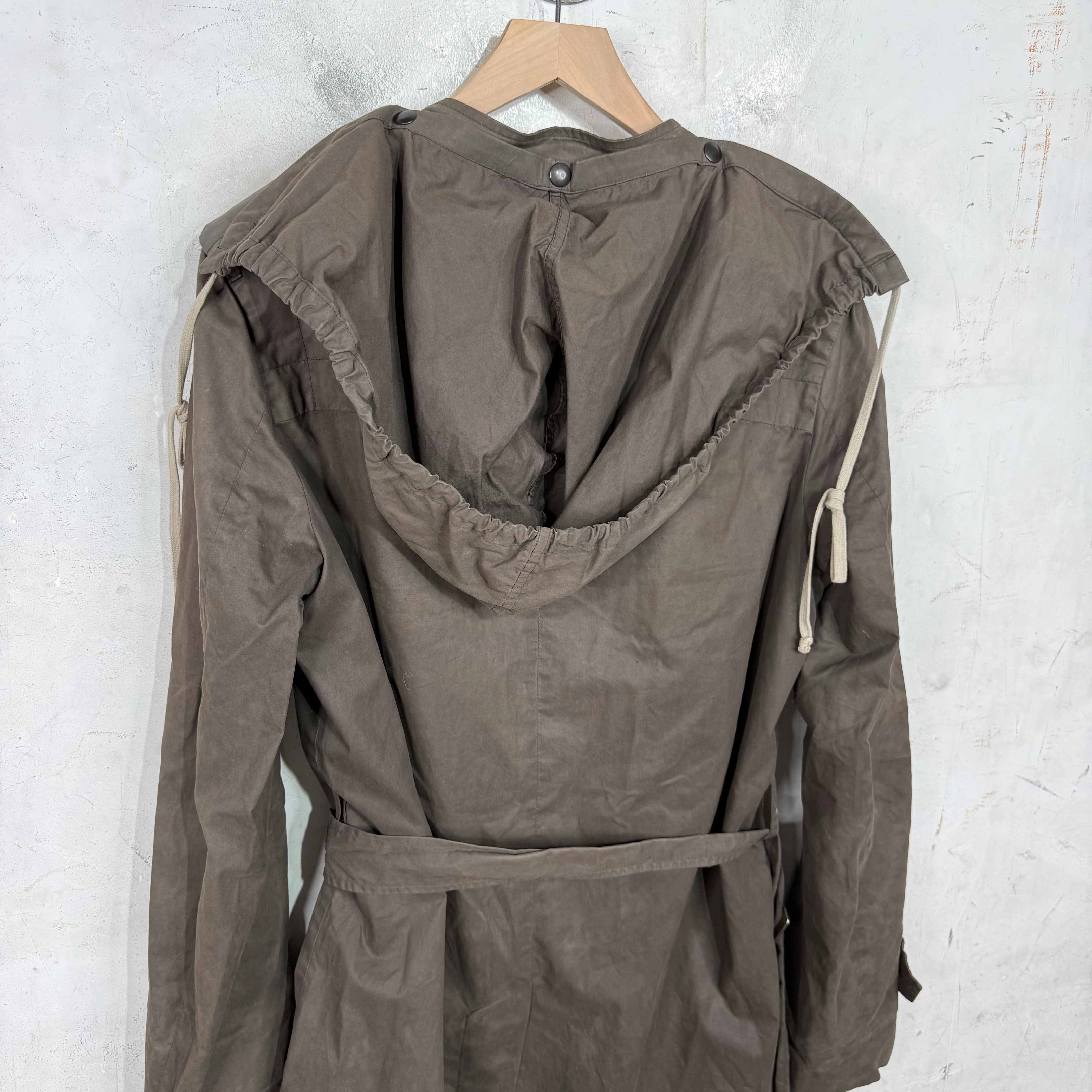 Rick Owens Hooded Mid-Length Fishtail Parka - Image 10