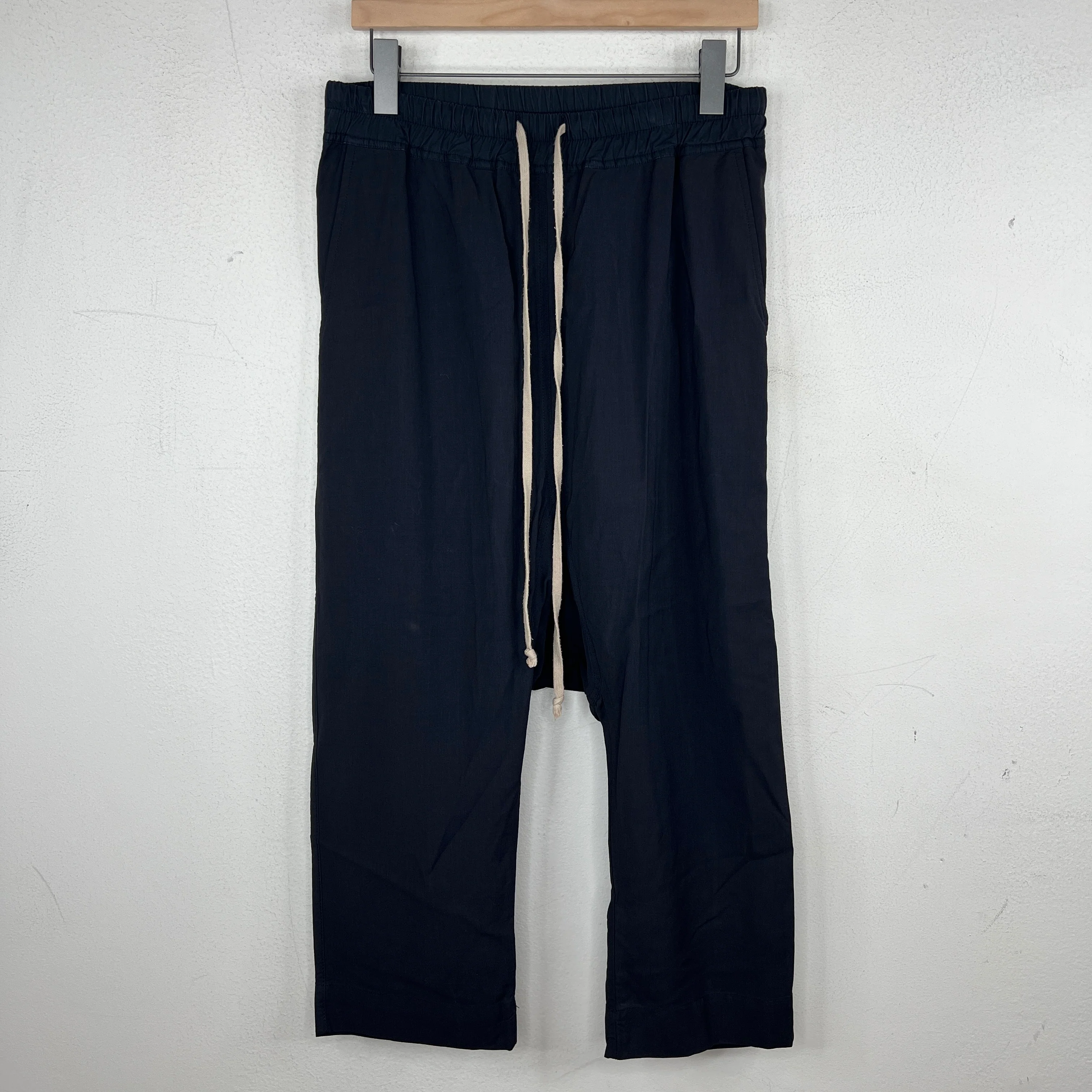 Rick Owens Sphinx Navy Drop Crotch Pants