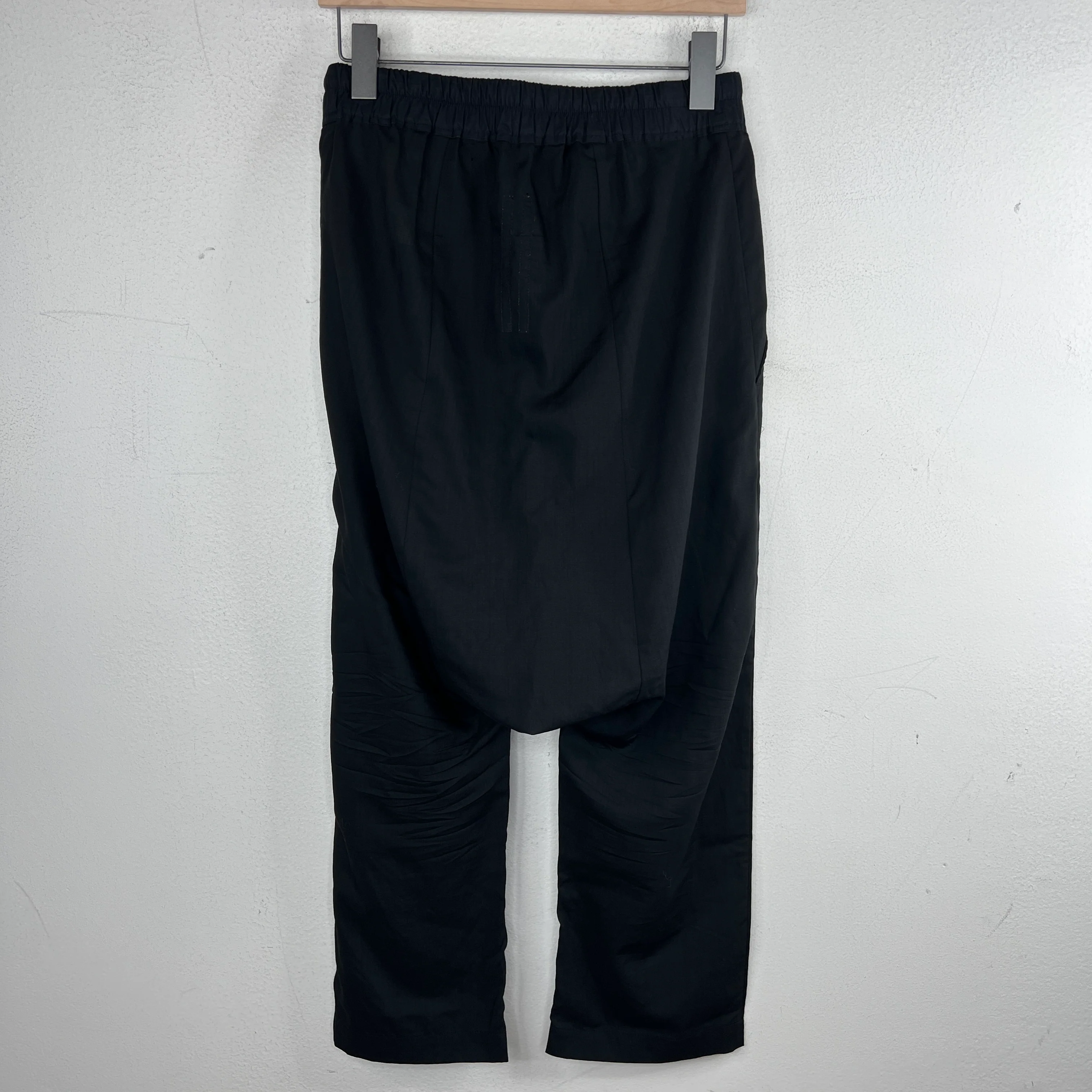 Rick Owens Vicious Wool Dropcrotch Drawstring Pants - Image 2