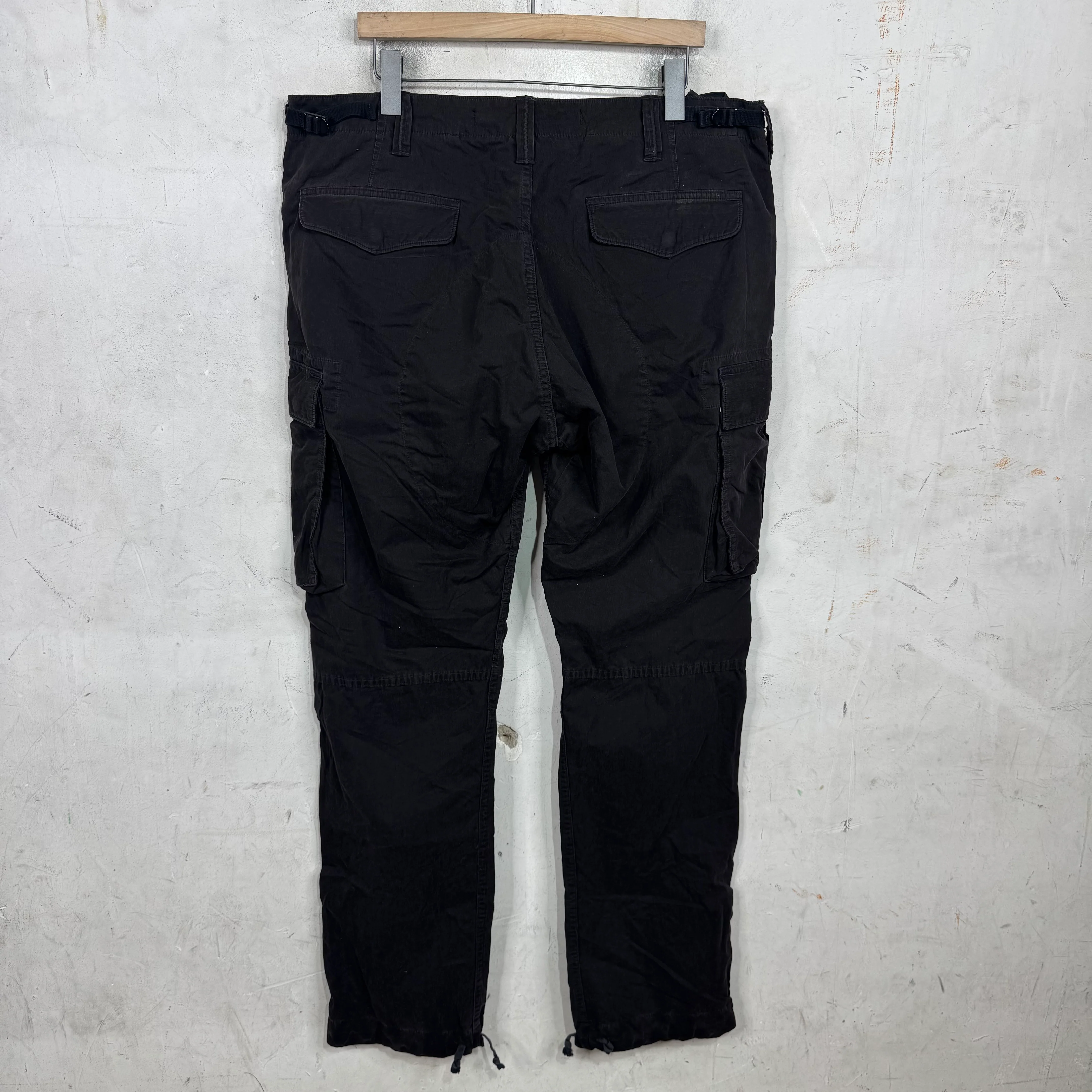 RRL Black Zippered Cargos - Image 2