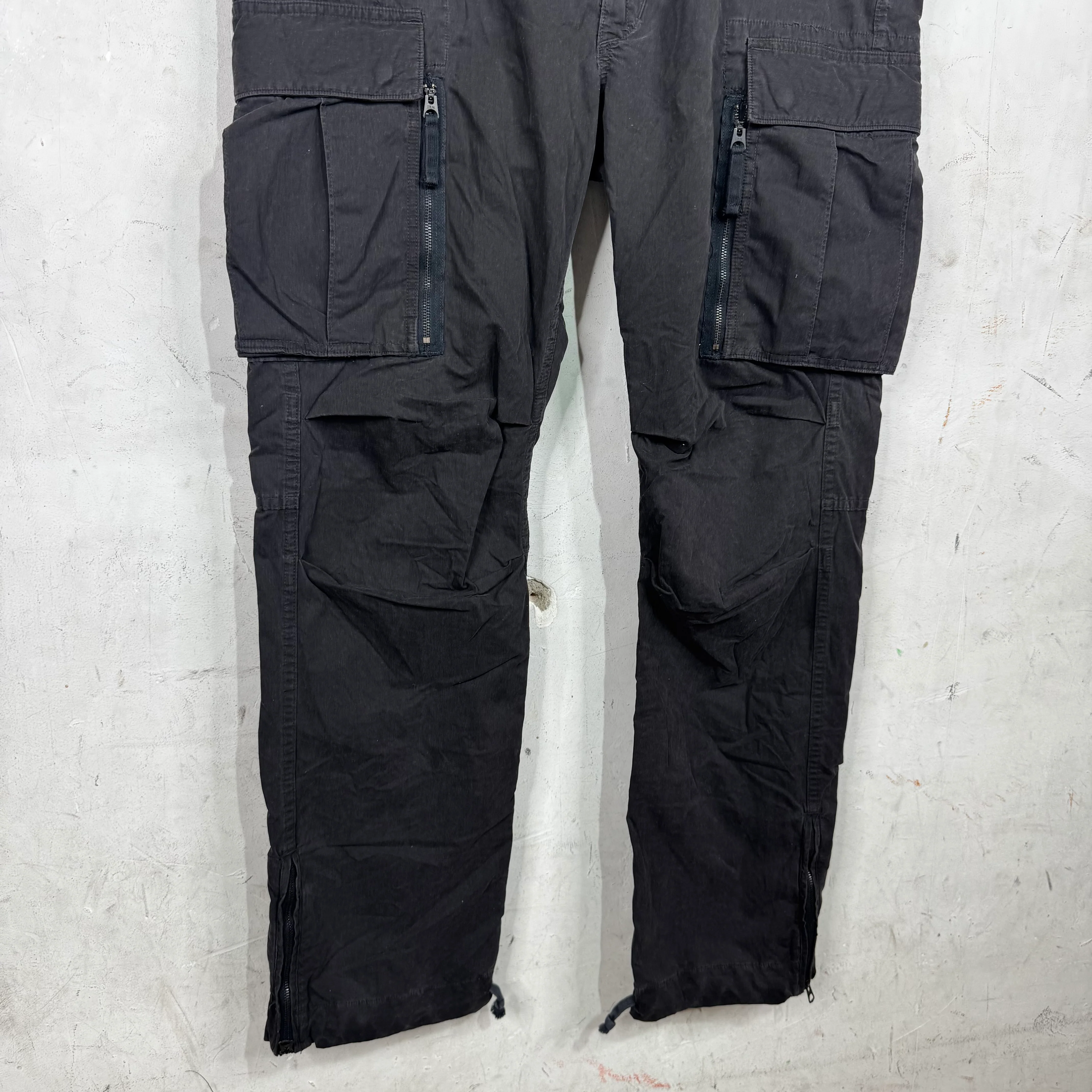 RRL Black Zippered Cargos - Image 8