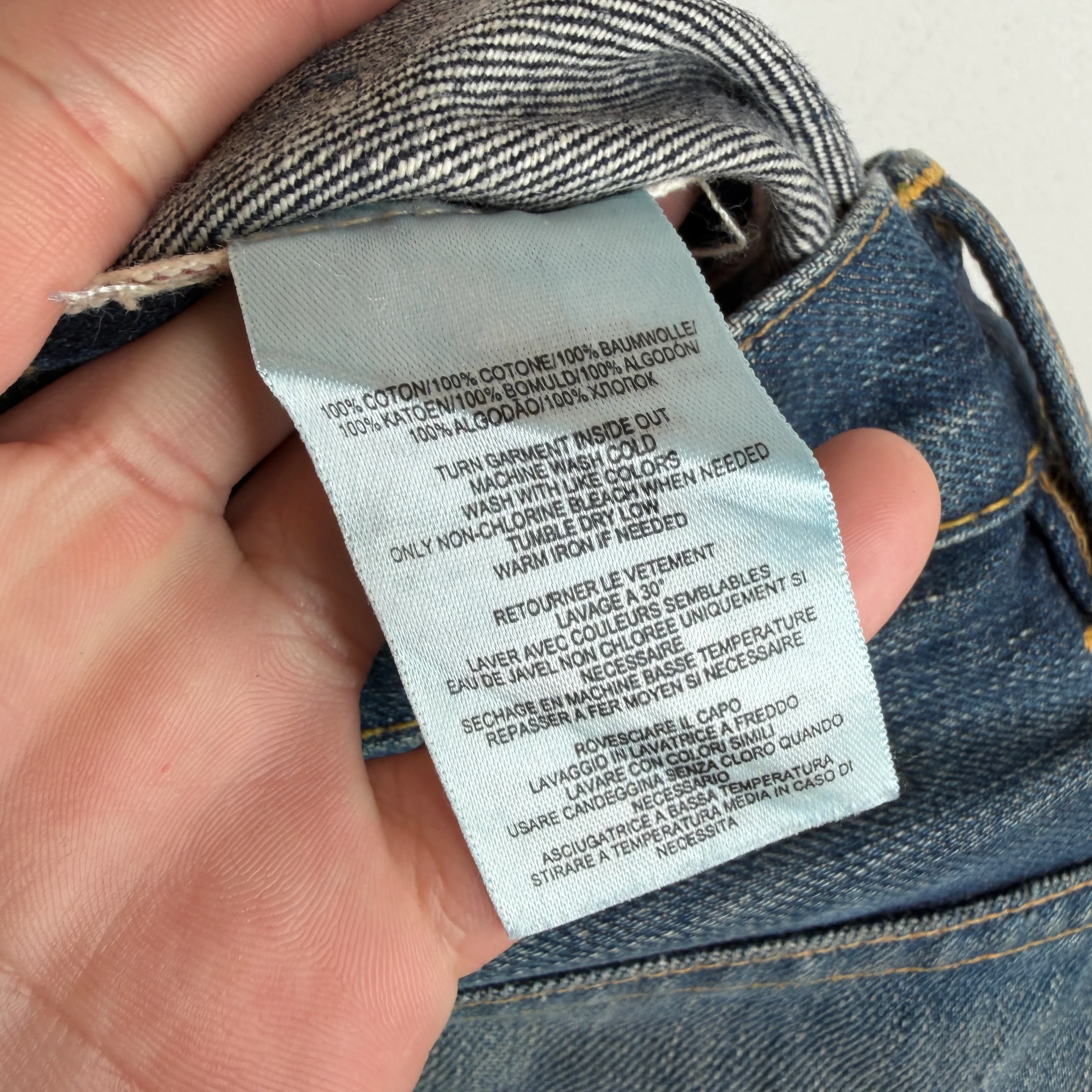 RRL Bootcut Whiskered Selvedge Jeans - Image 5
