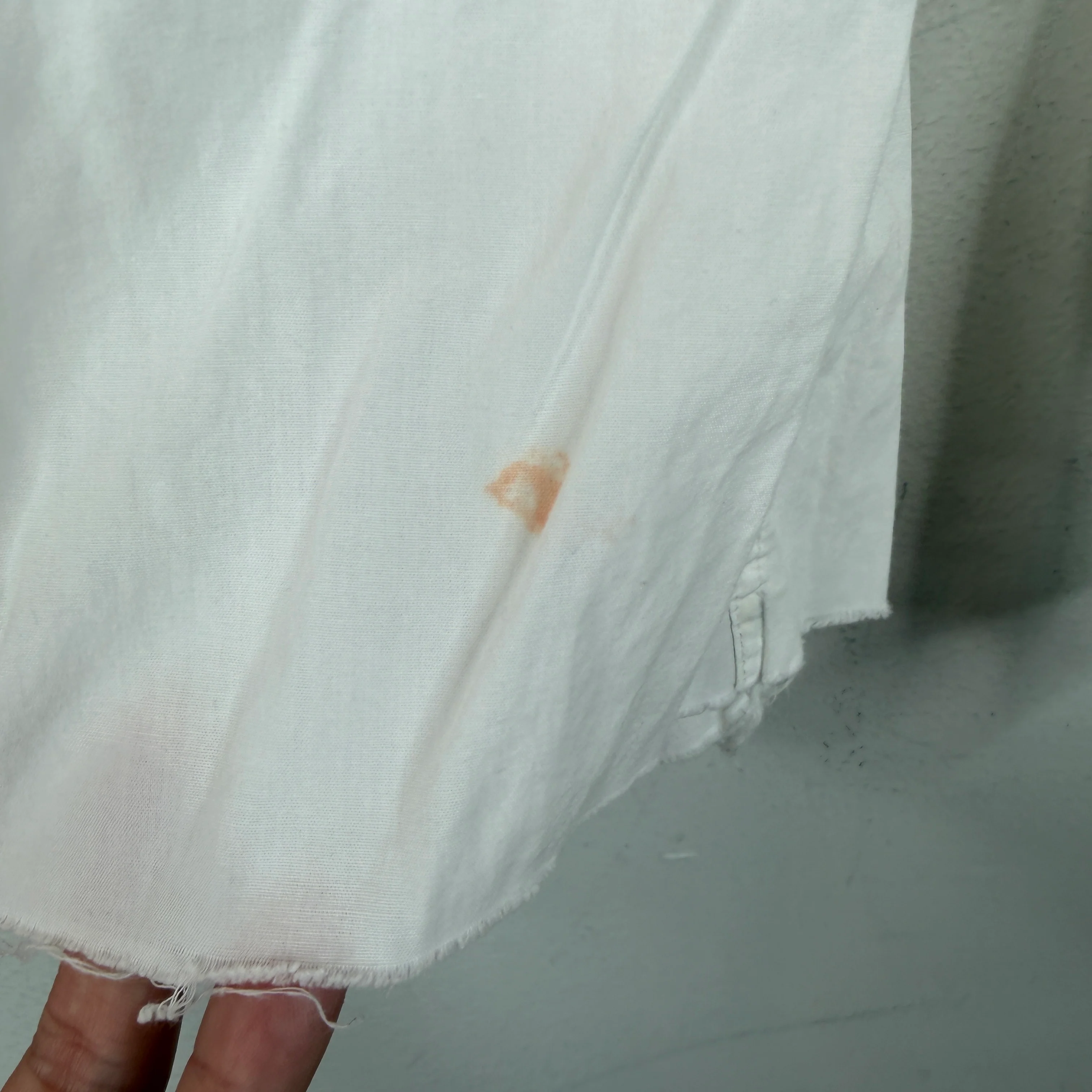 RRL Chopped White Button-Up Shirt - Image 5