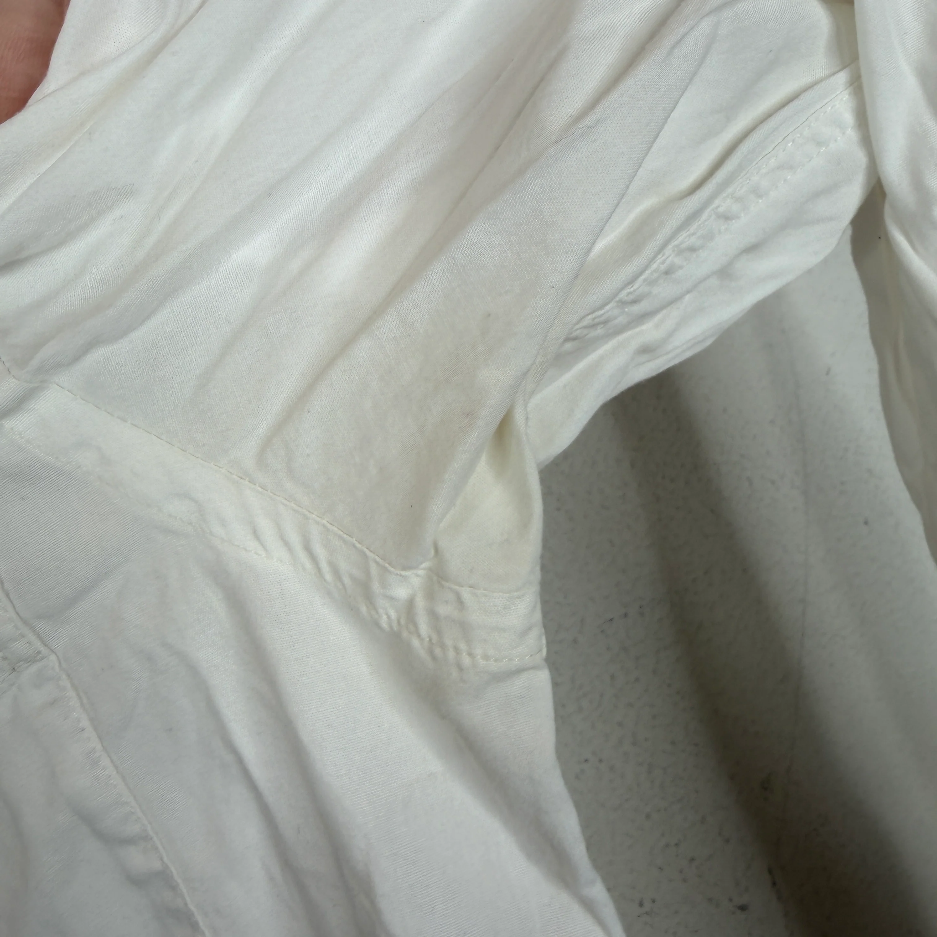 RRL Chopped White Button-Up Shirt - Image 7