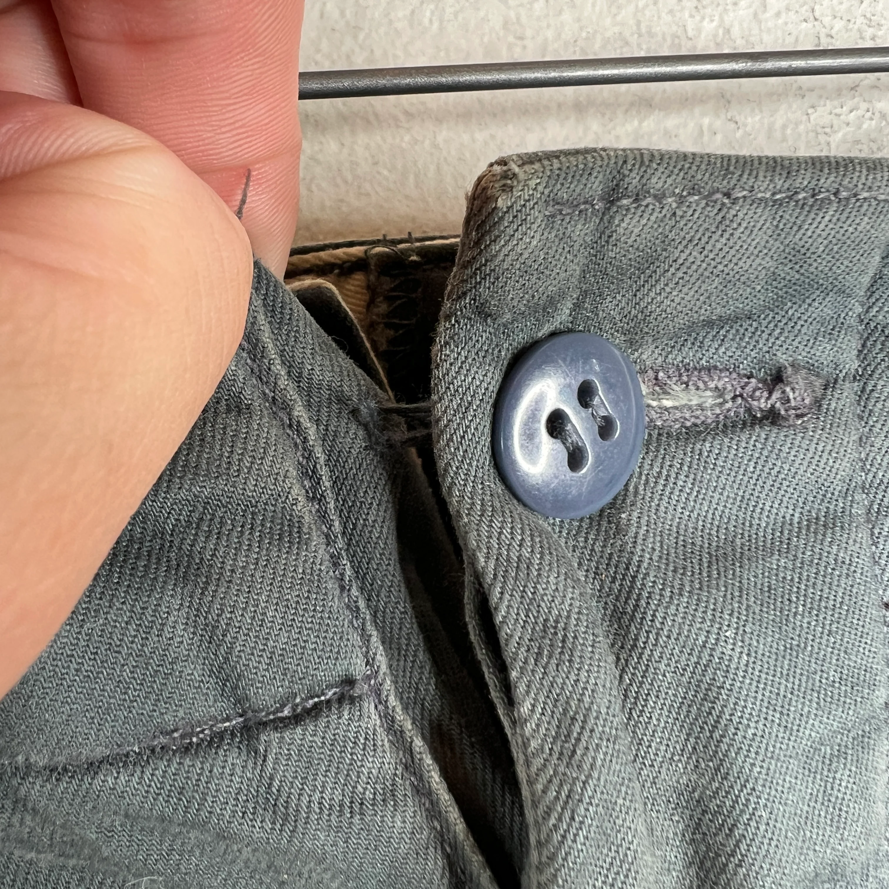 RRL Dark Gray Chino Trousers - Image 7