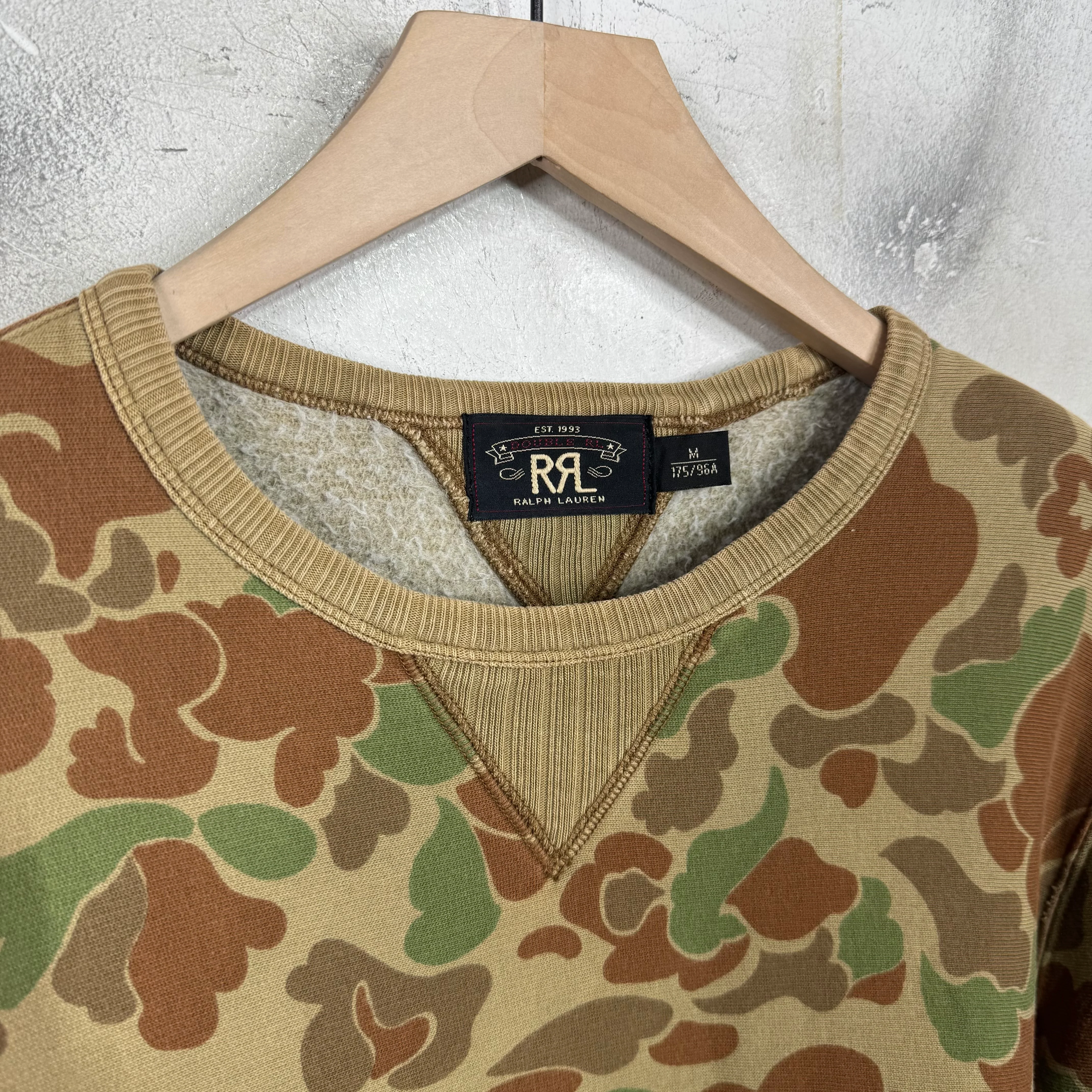RRL Duck Camo Crewneck Sweatshirt - Image 3