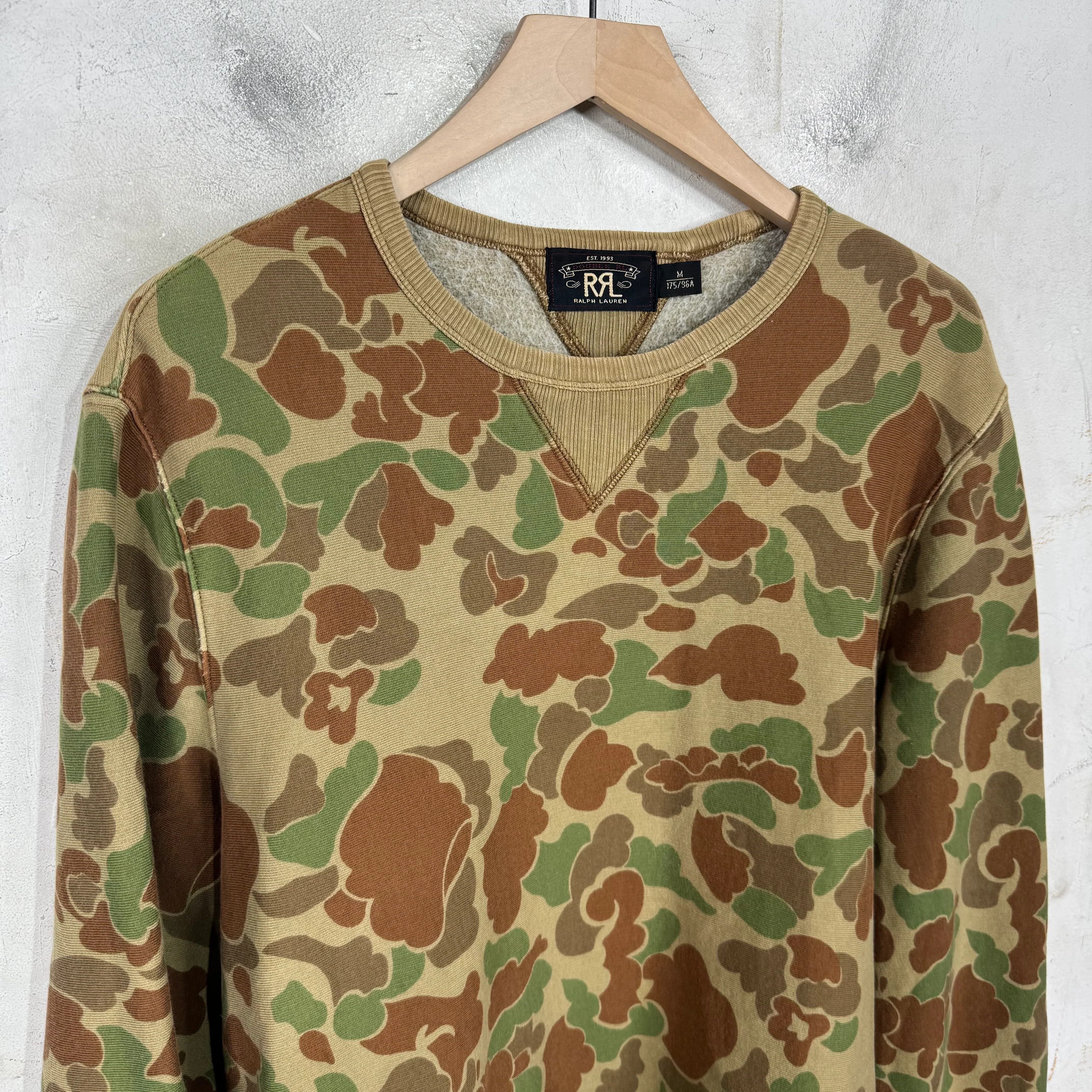 RRL Duck Camo Crewneck Sweatshirt - Image 5