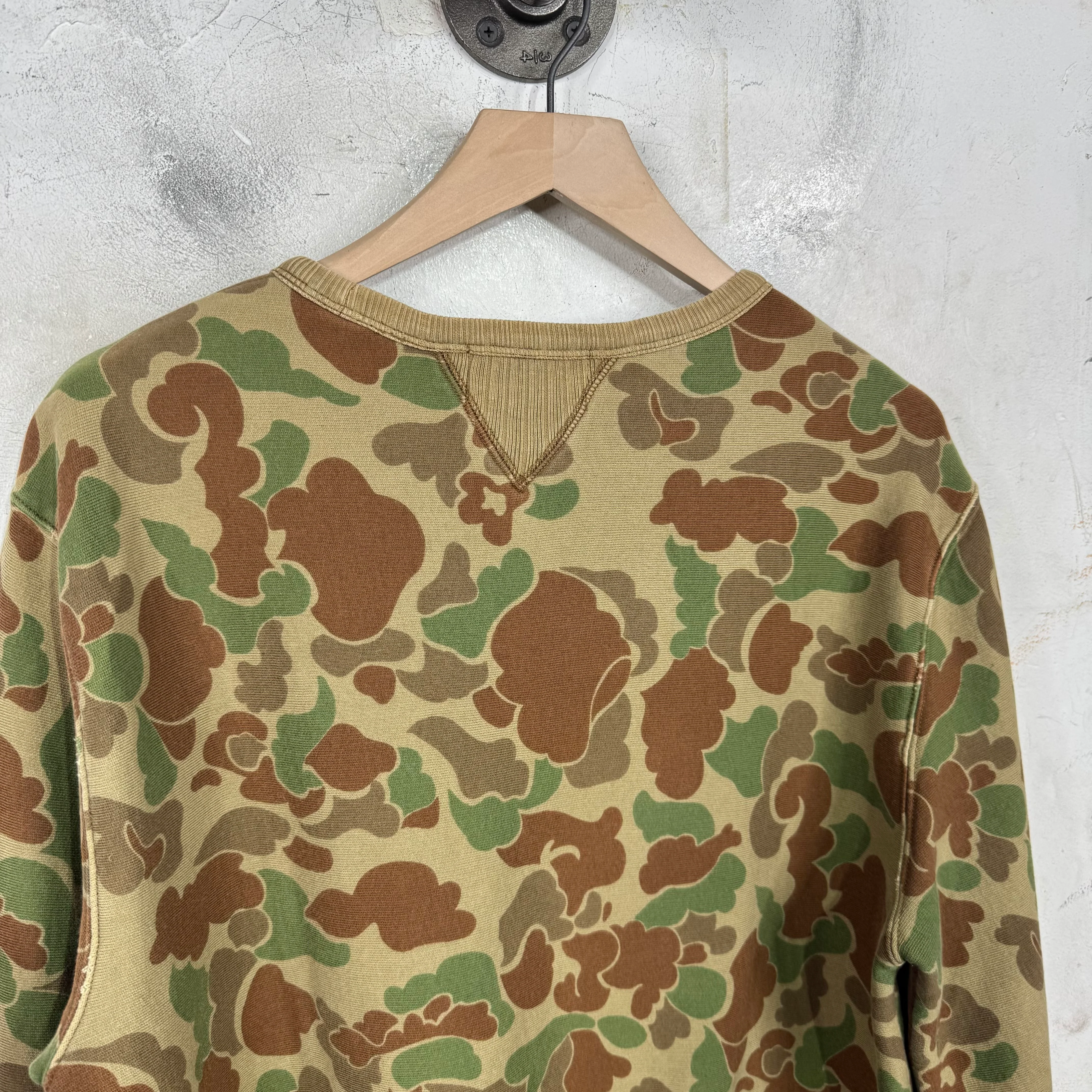 RRL Duck Camo Crewneck Sweatshirt - Image 7