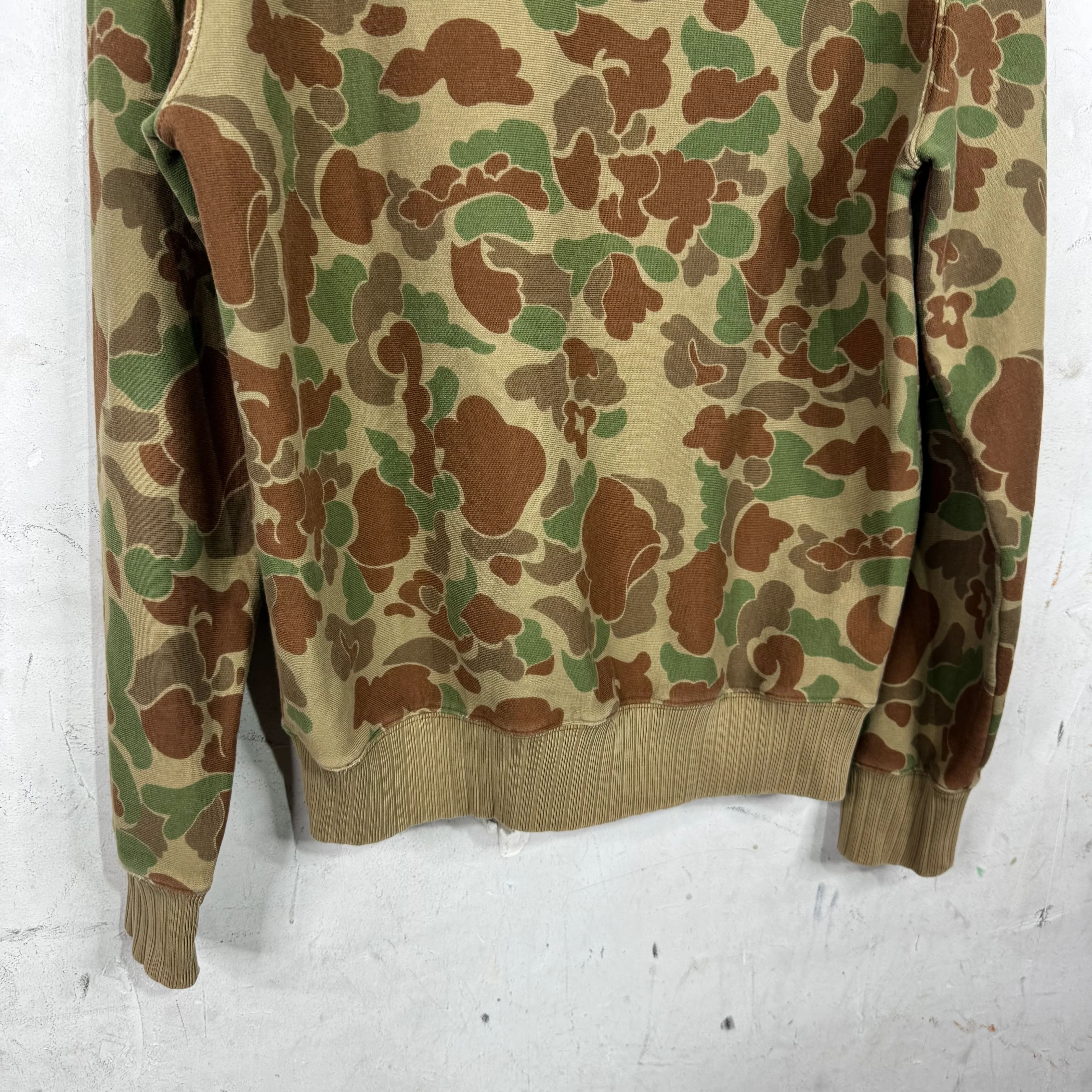 RRL Duck Camo Crewneck Sweatshirt - Image 8