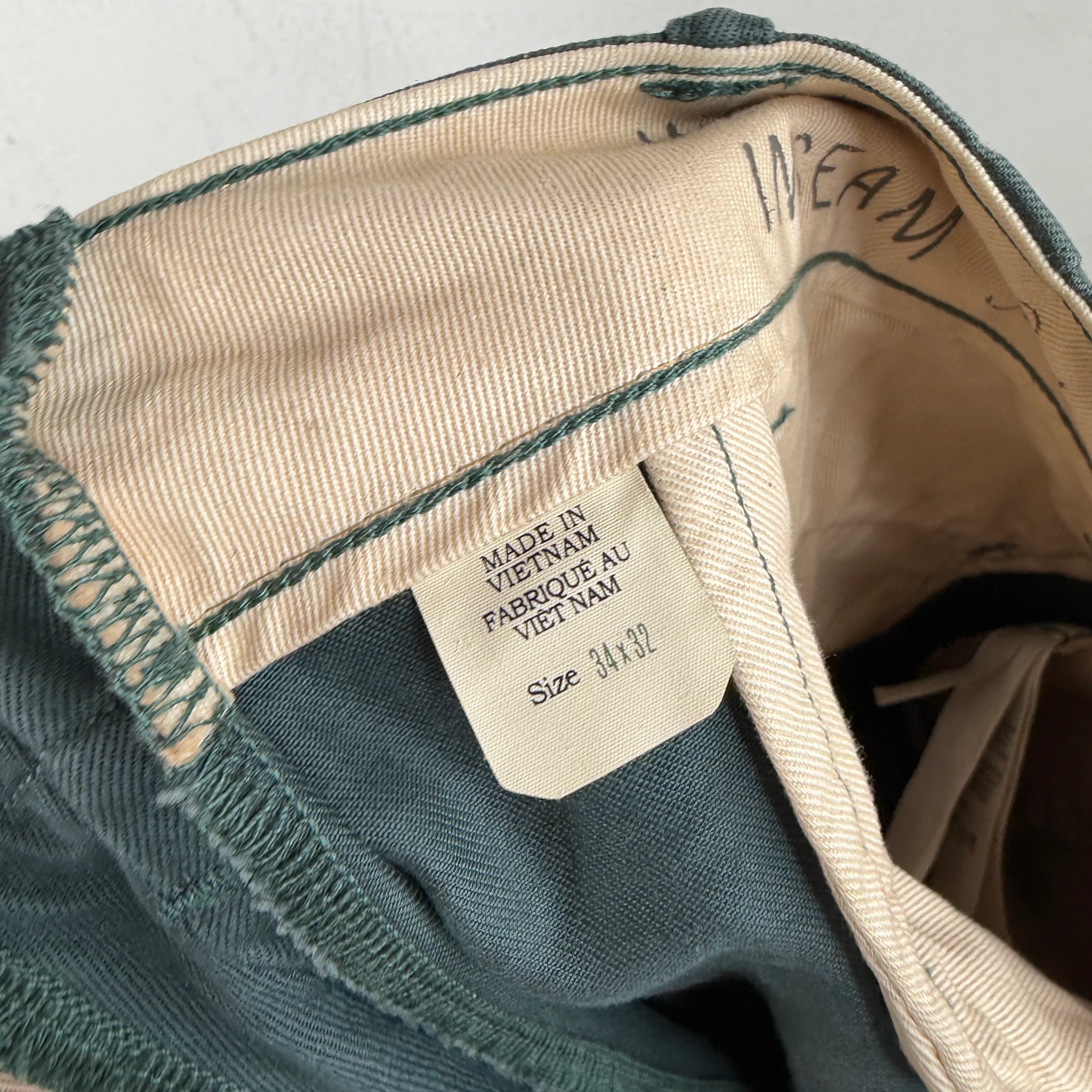 RRL Green General Utility Chino Trousers - Image 3