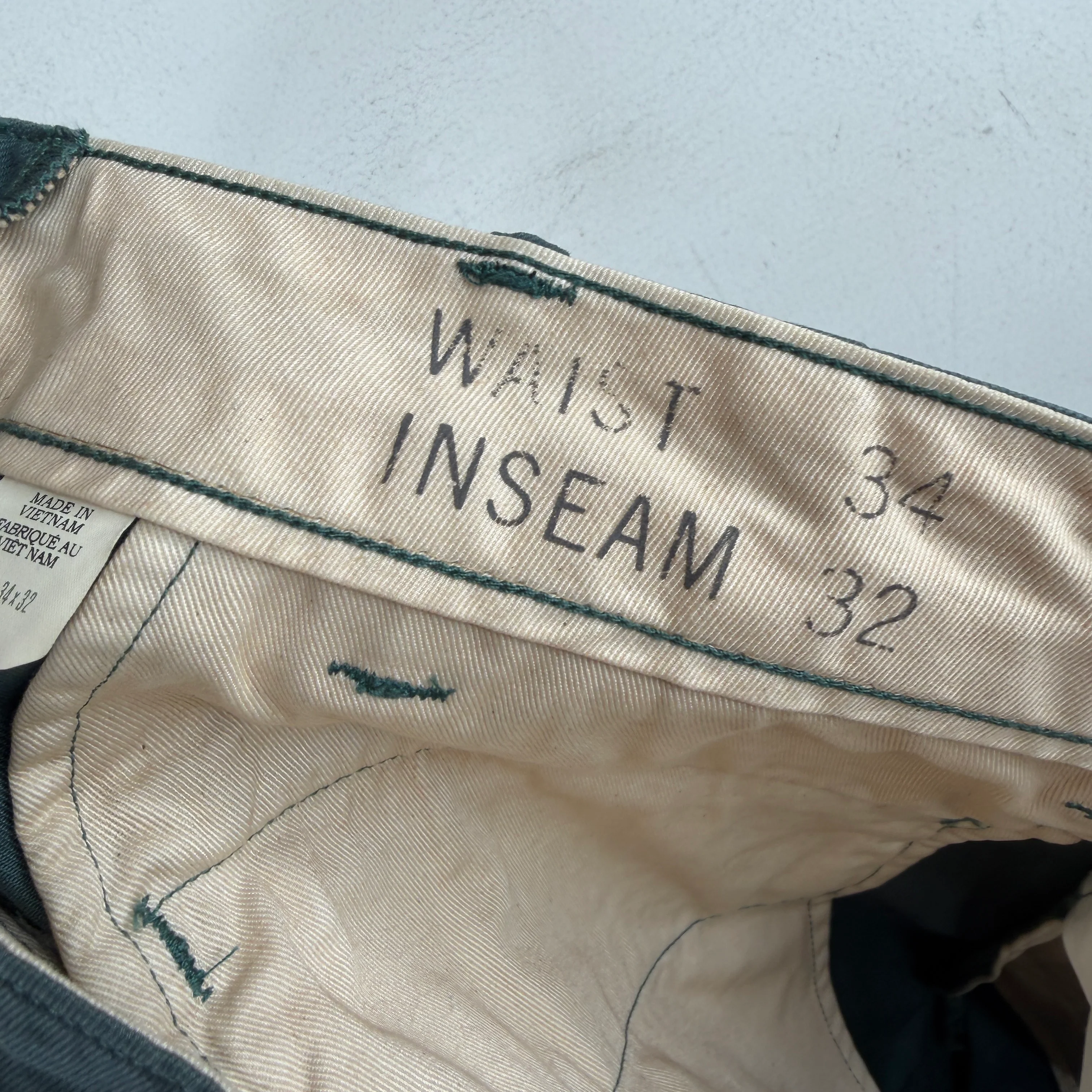 RRL Green General Utility Chino Trousers - Image 4