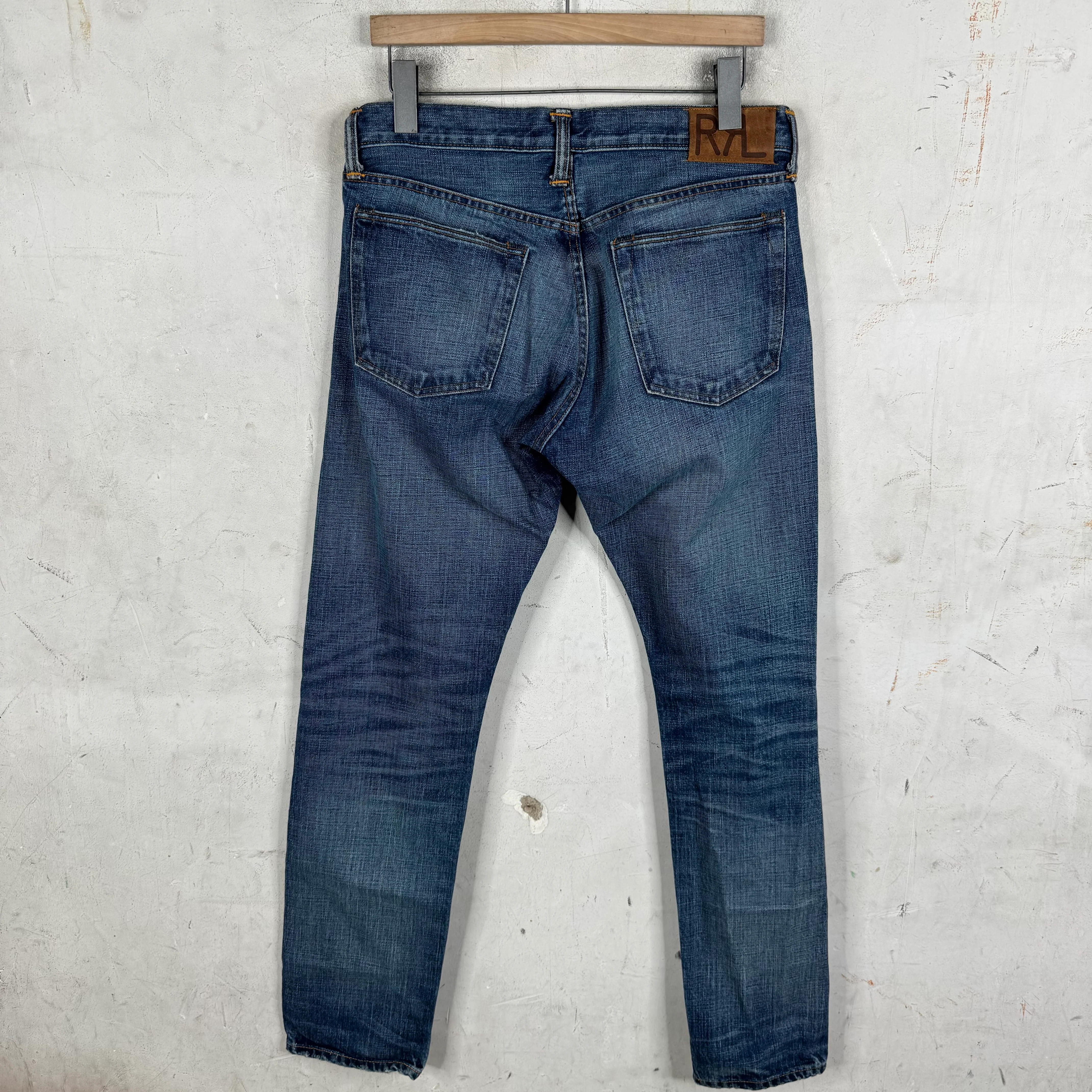 RRL Medium Wash Slim Fit Jeans - Image 2