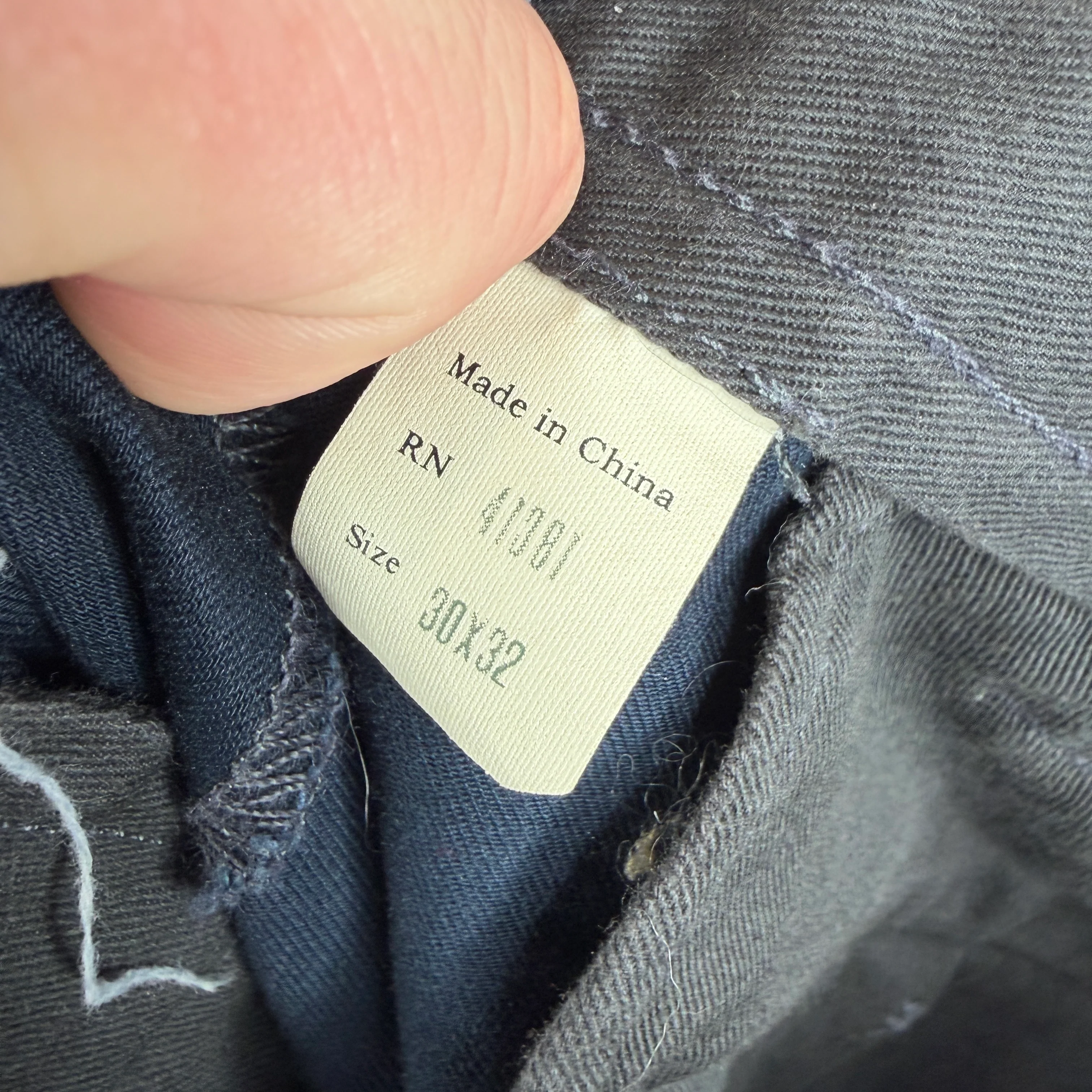 RRL Navy Slim Chino Pants - Image 3