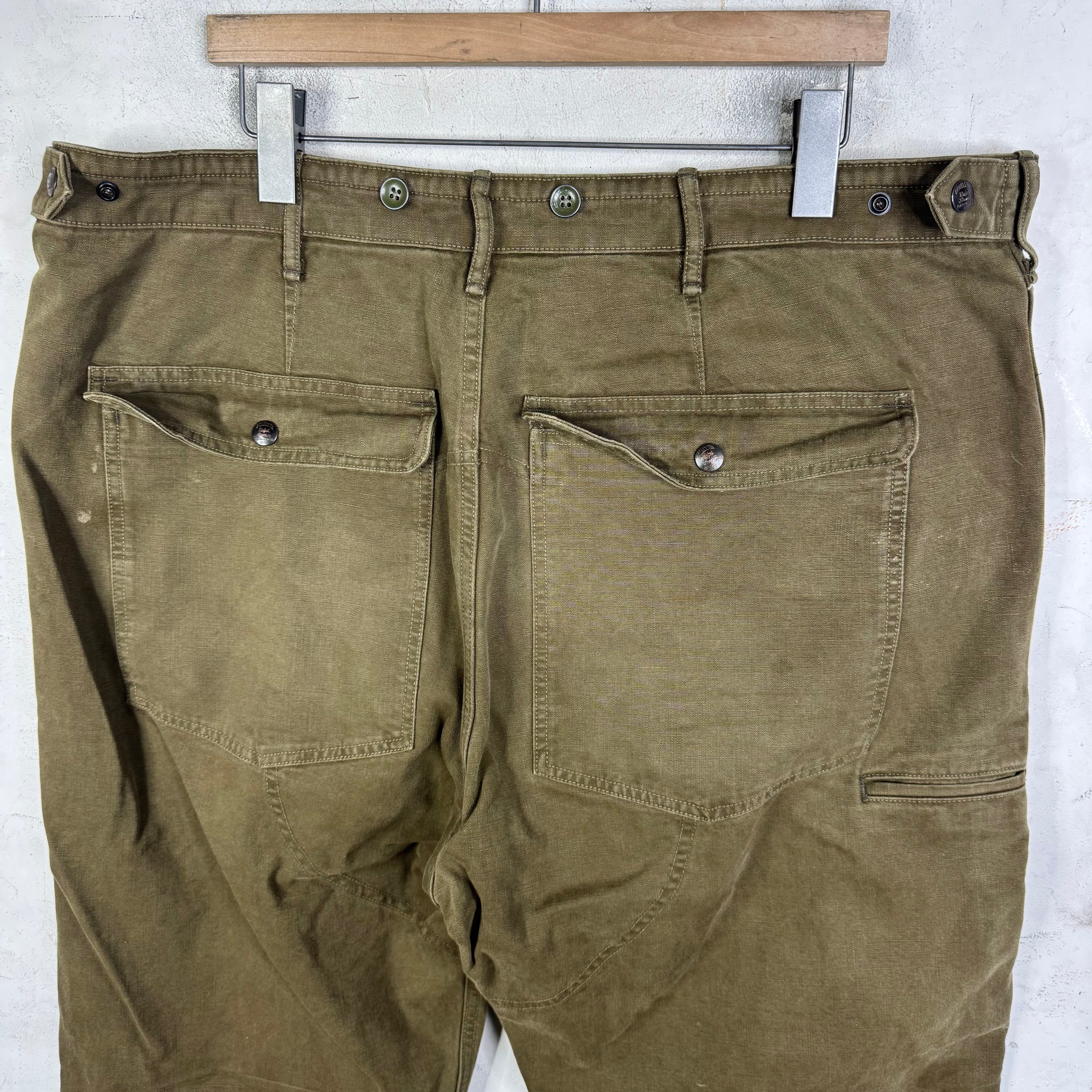RRL Olive Double Knees - Image 4