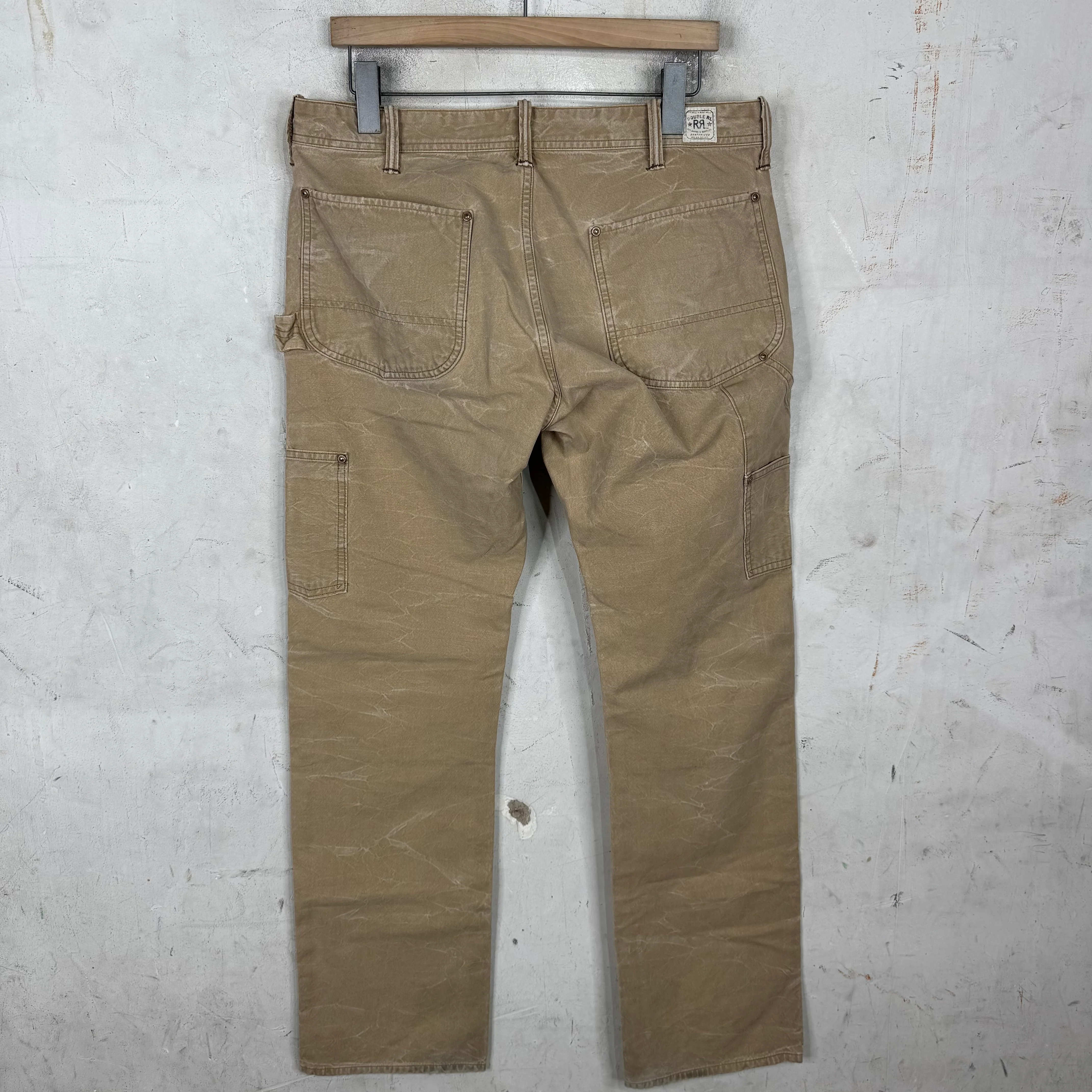 RRL Whiskered Khaki Carpenter Pants - Image 2