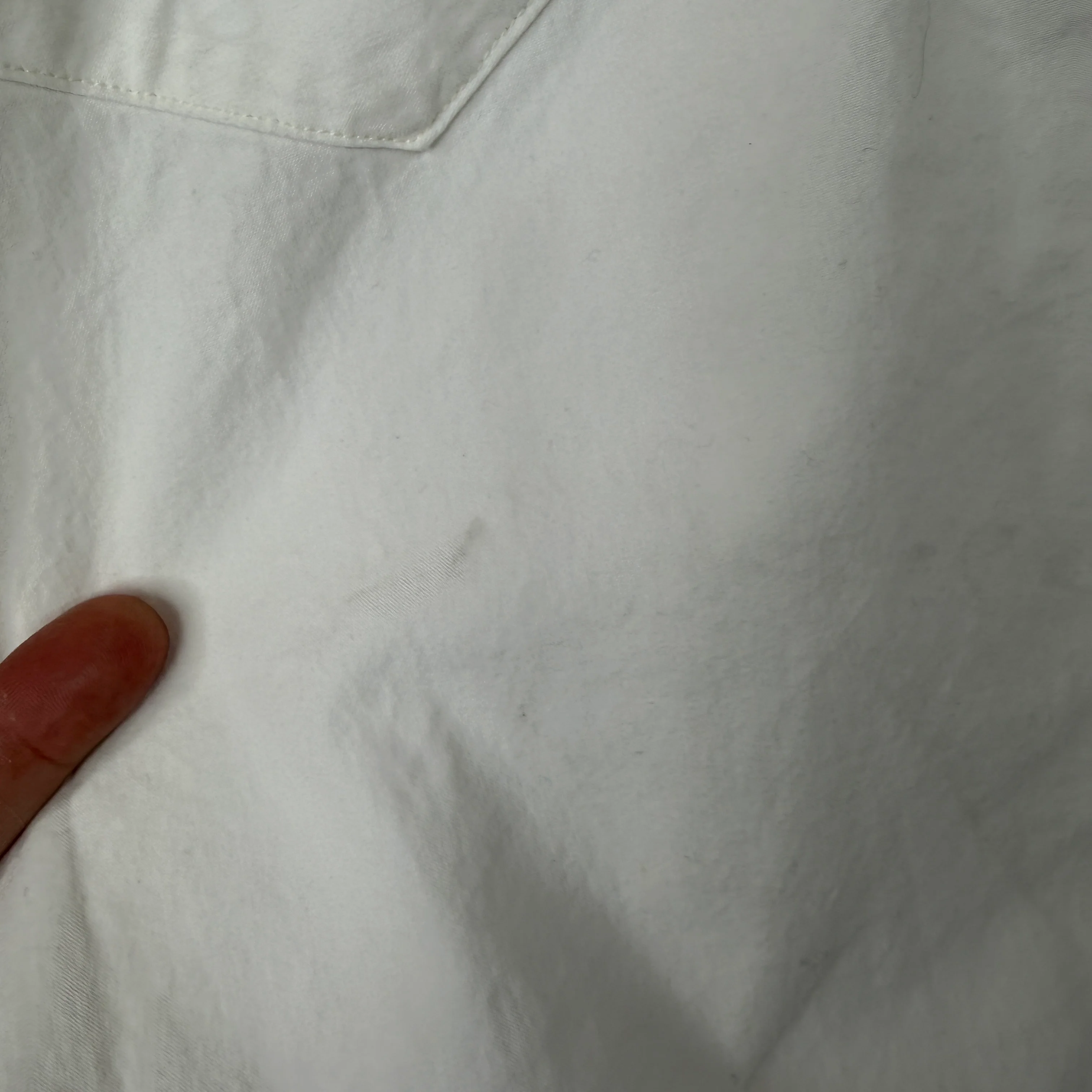 RRL White Pearl Snap Button Up Western Shirt - Image 7