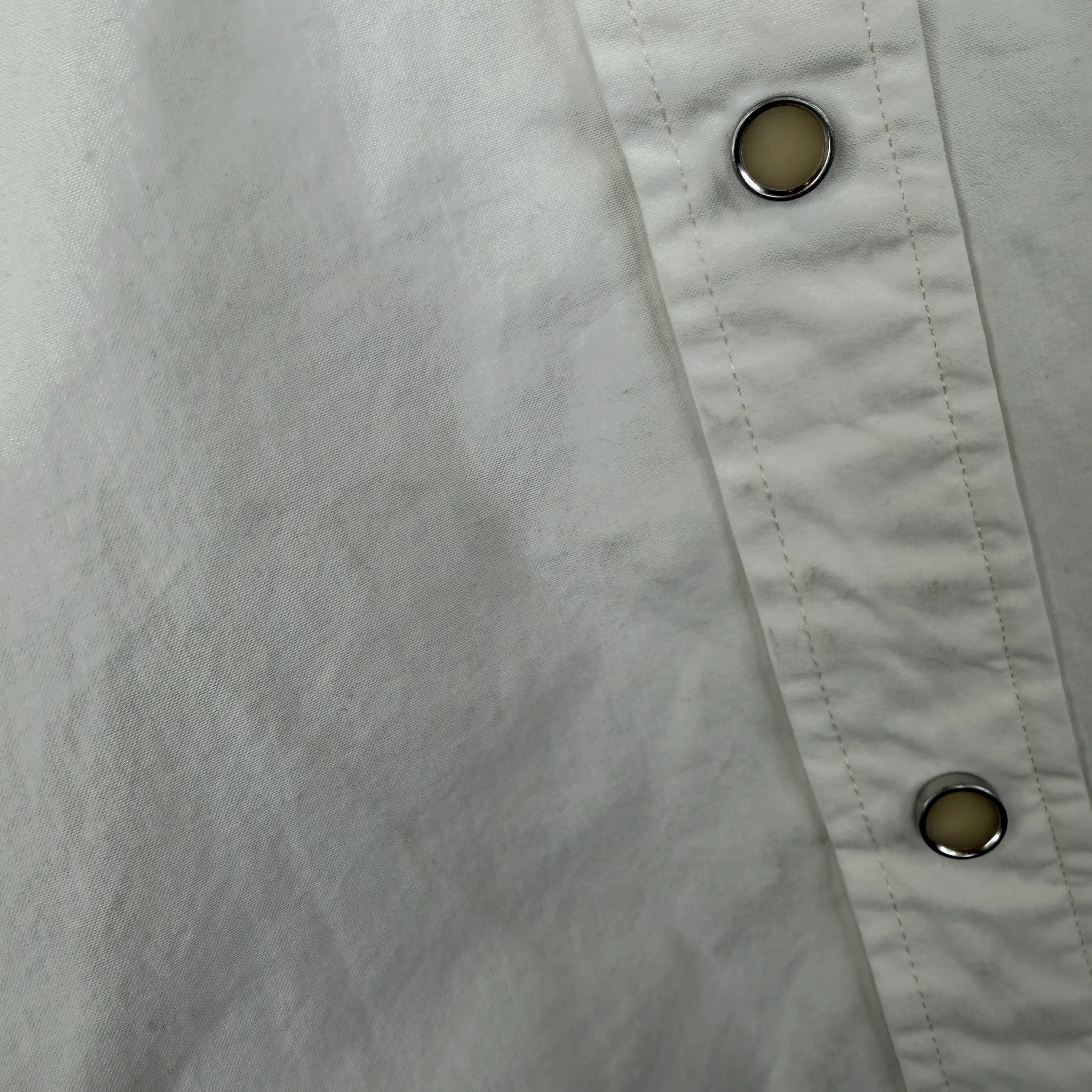 RRL White Pearl Snap Button Up Western Shirt - Image 8