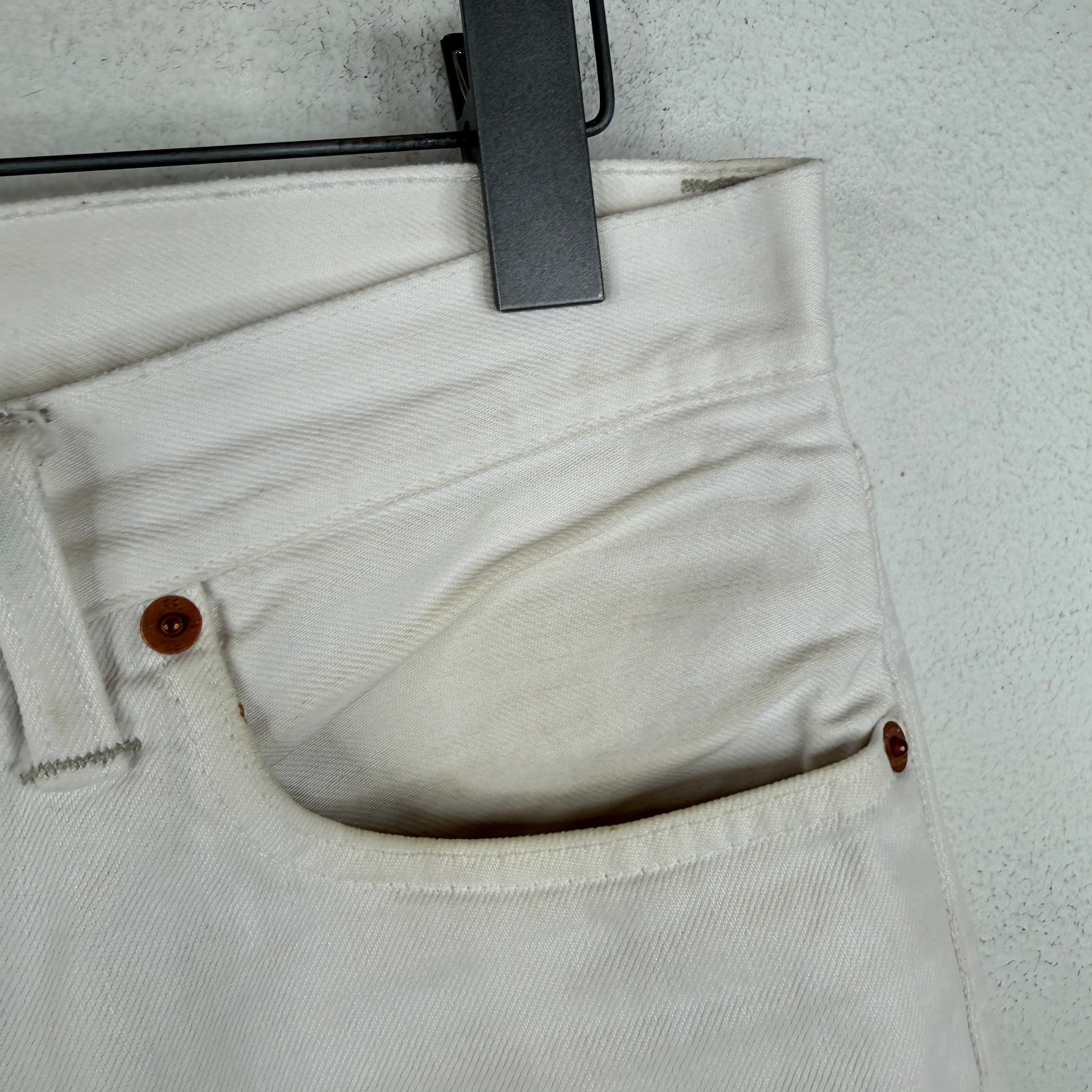 RRL White Slim Jeans - Image 6