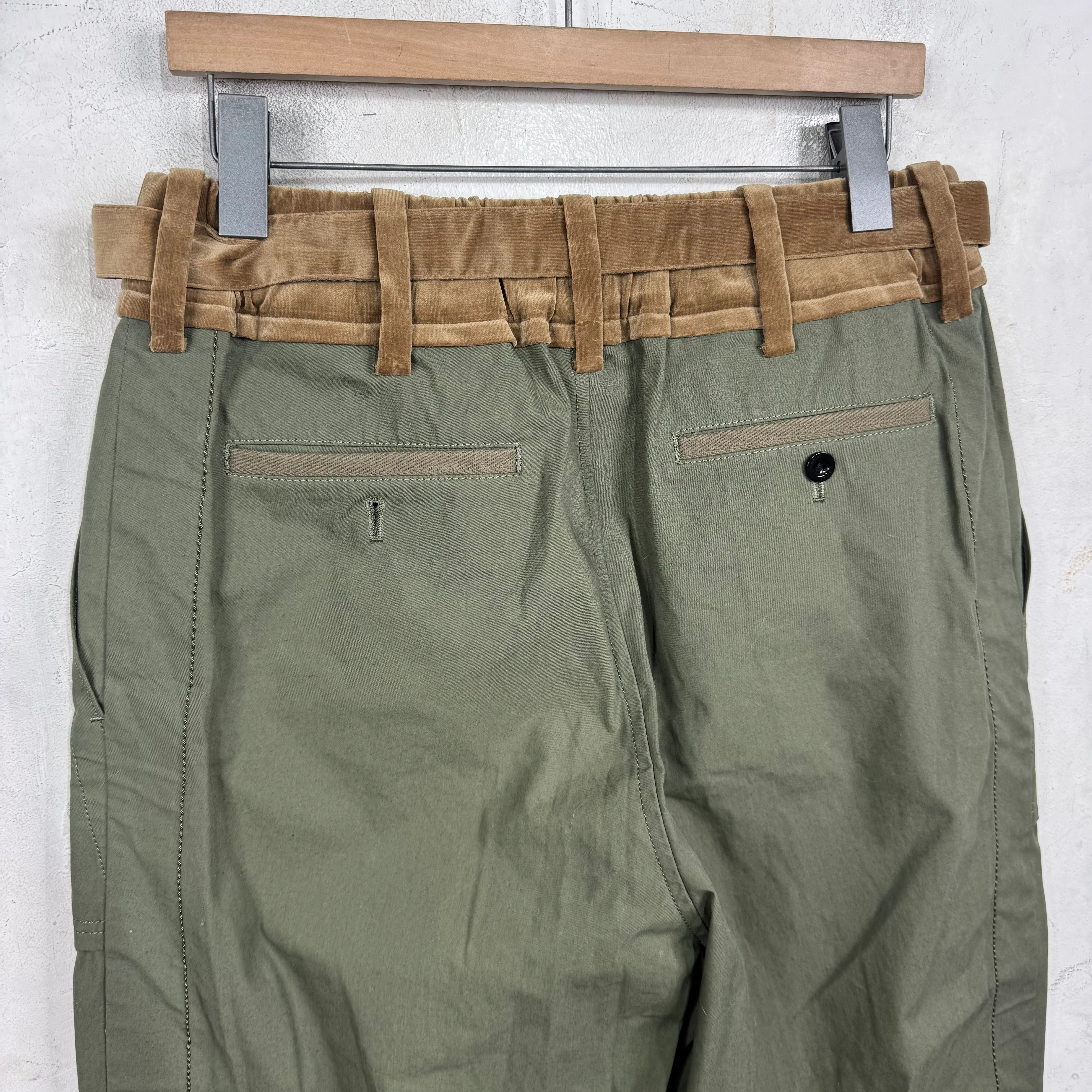 Sacai Velour Belted Capris - Image 8