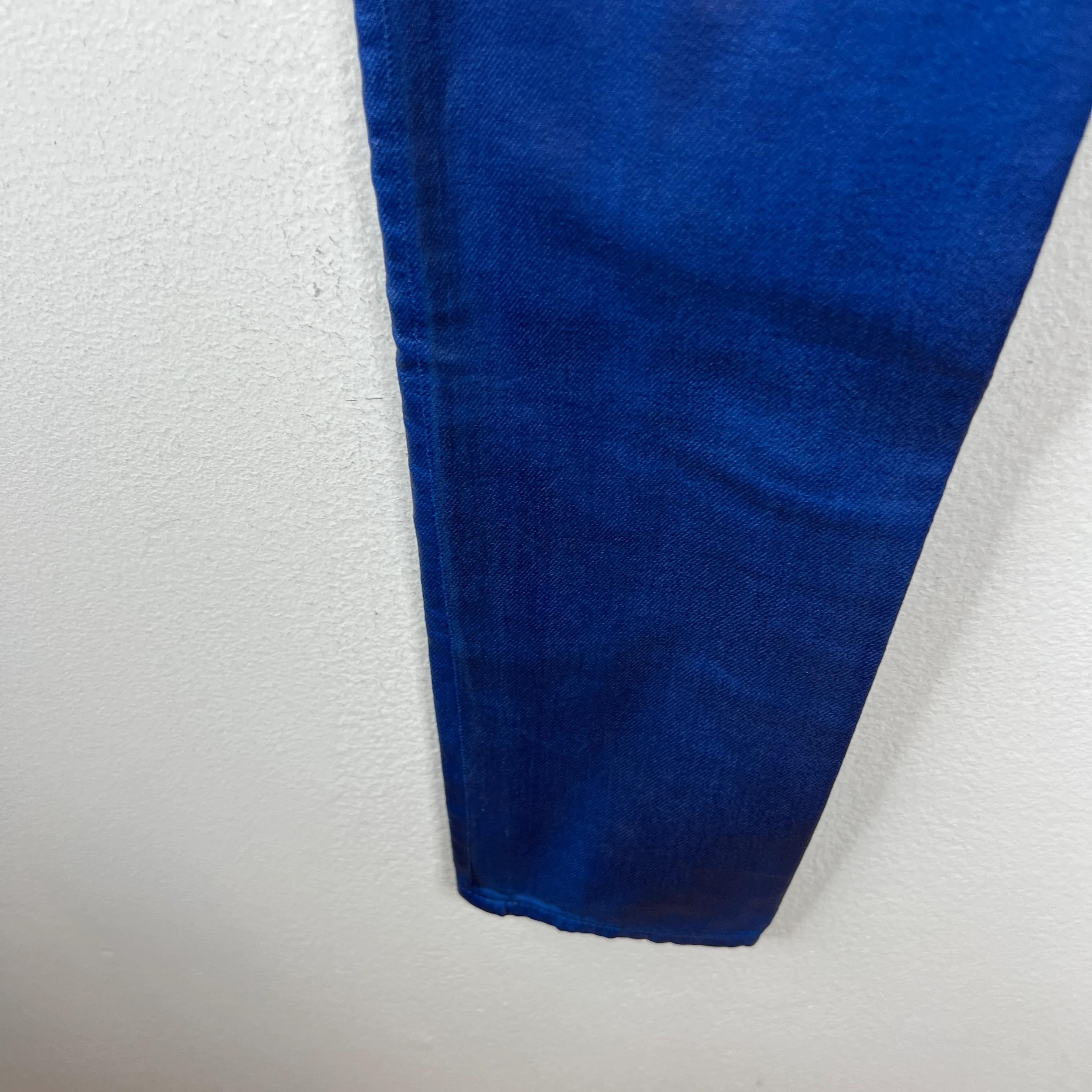 Saint Laurent Blue Waxed D05 Jeans - Image 9