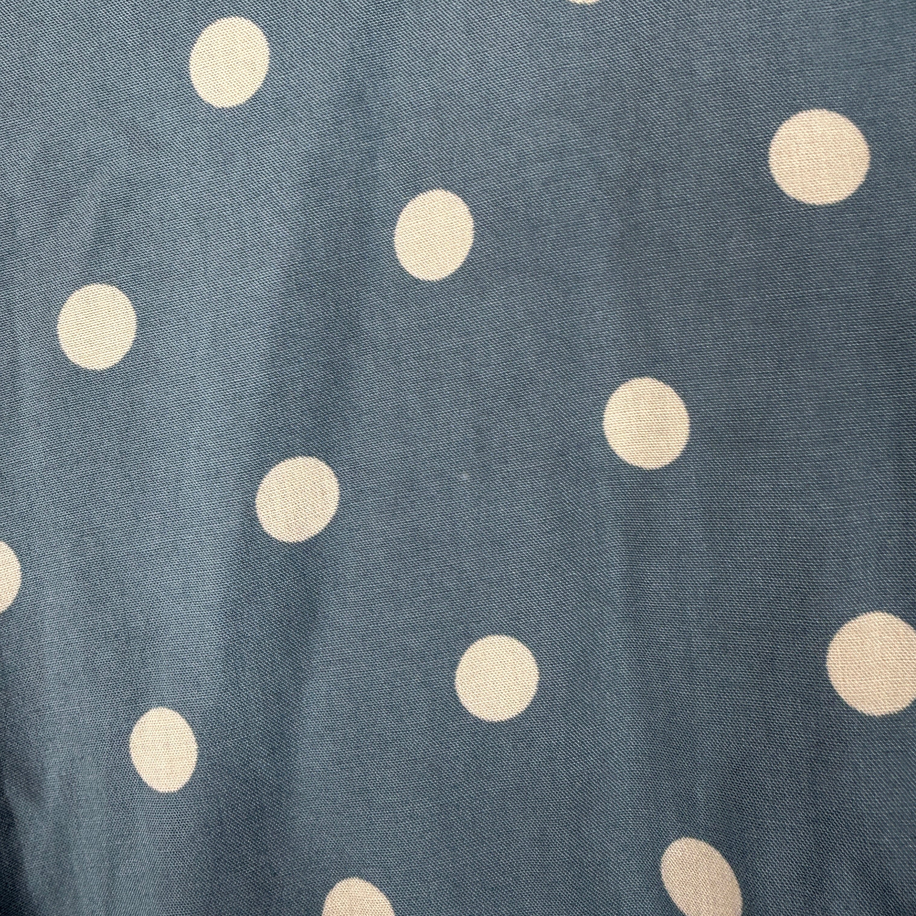 Saint Laurent Cropped Polka Dot Button Up LS Shirt - Image 9