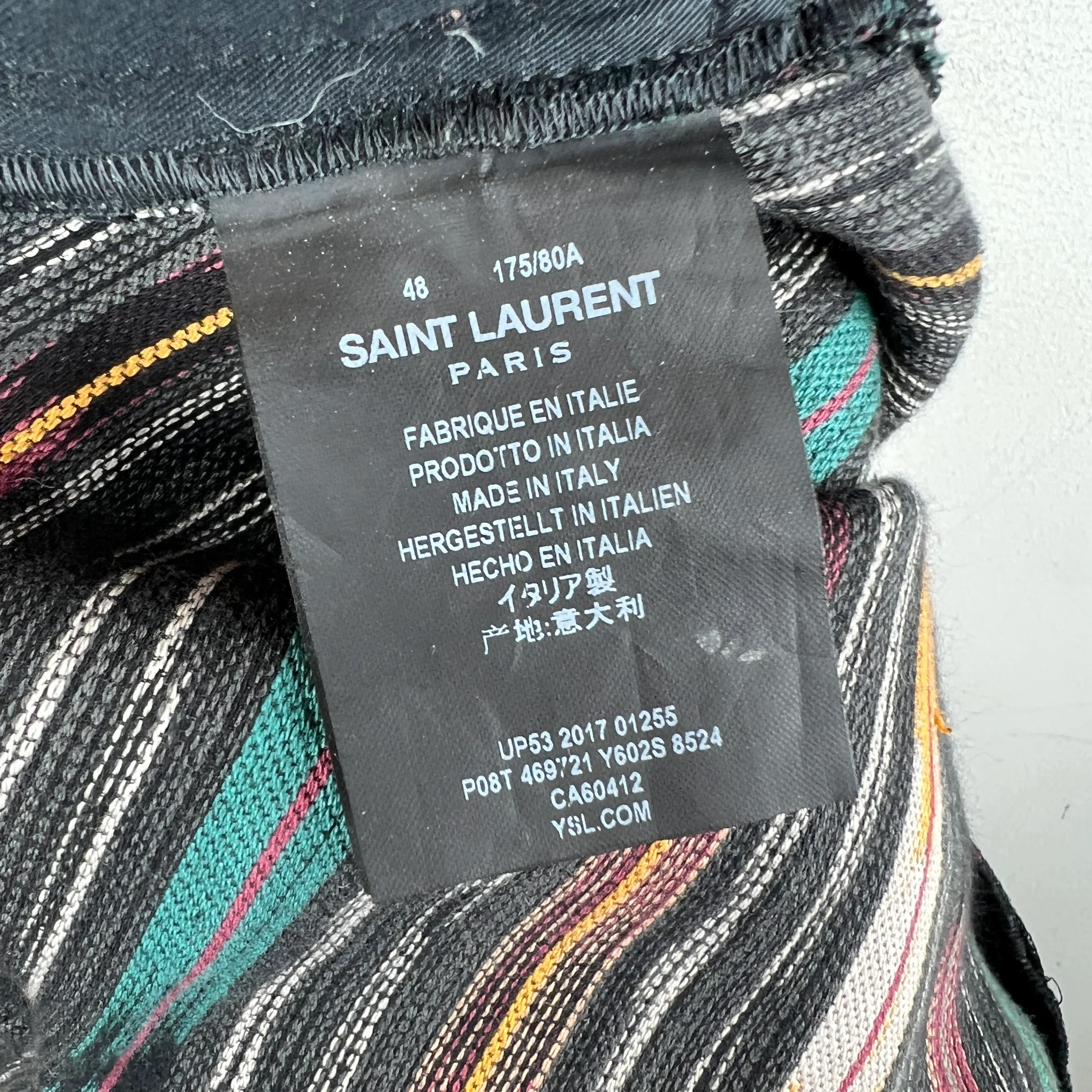 Saint Laurent Multi-Color Jogger Pants - Image 4