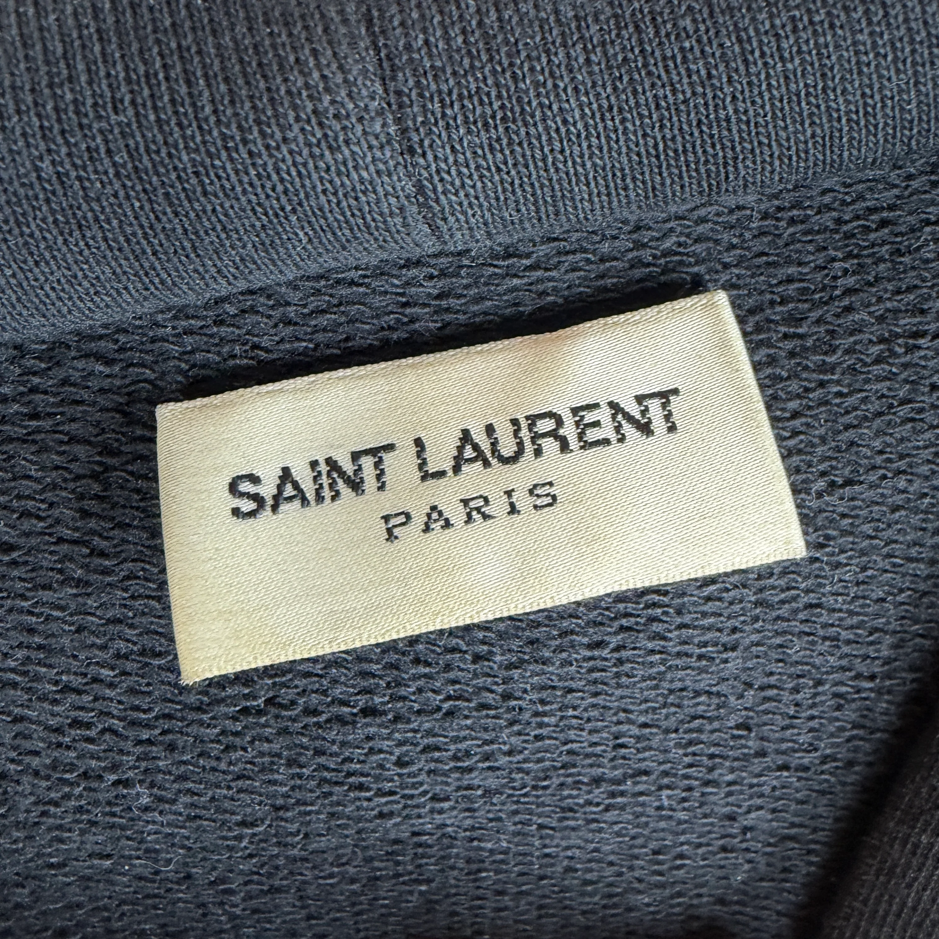 Saint Laurent Small Center Logo Hoodie - Image 3