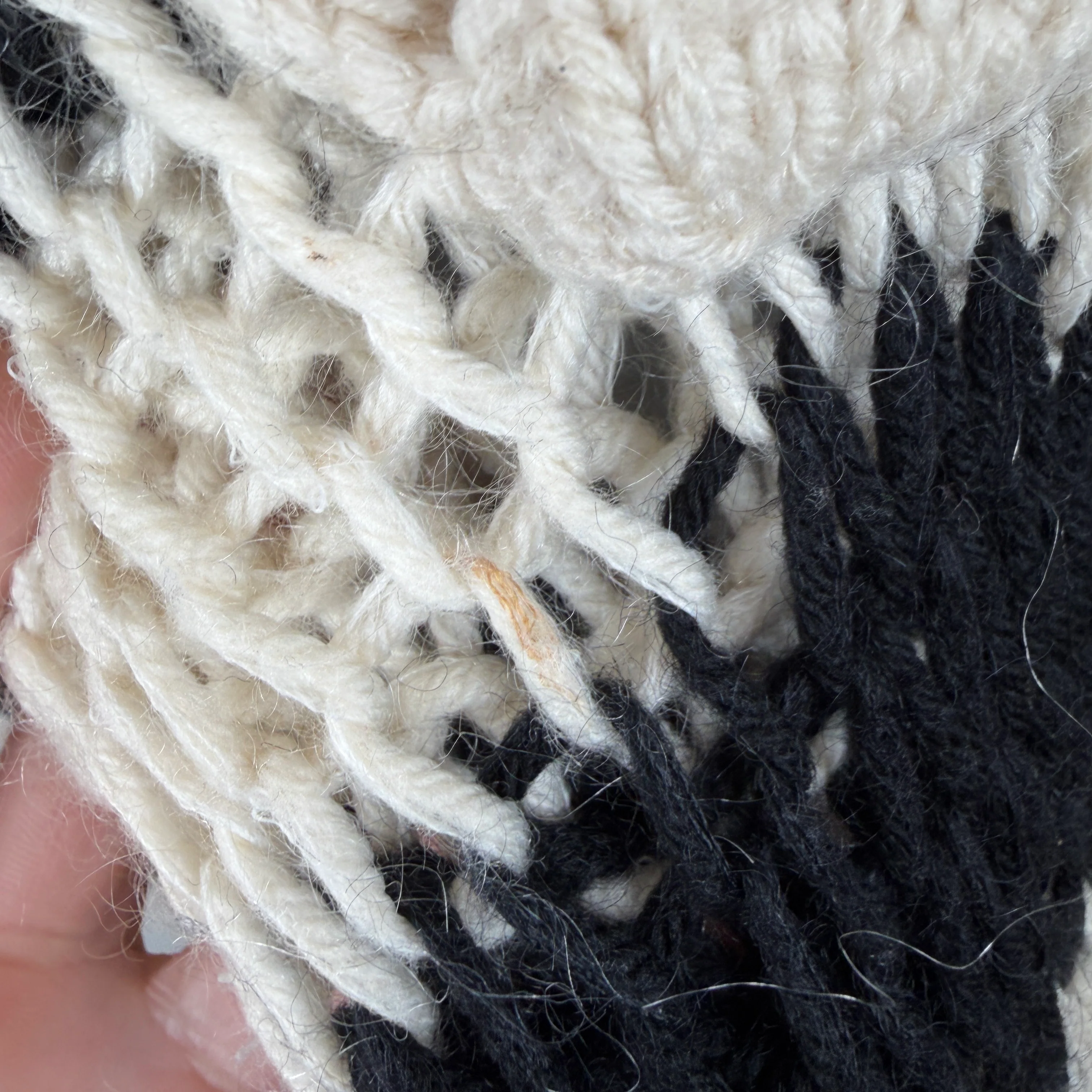 Saint Laurent Striped Cable Knit Hooded Sweater - Image 11