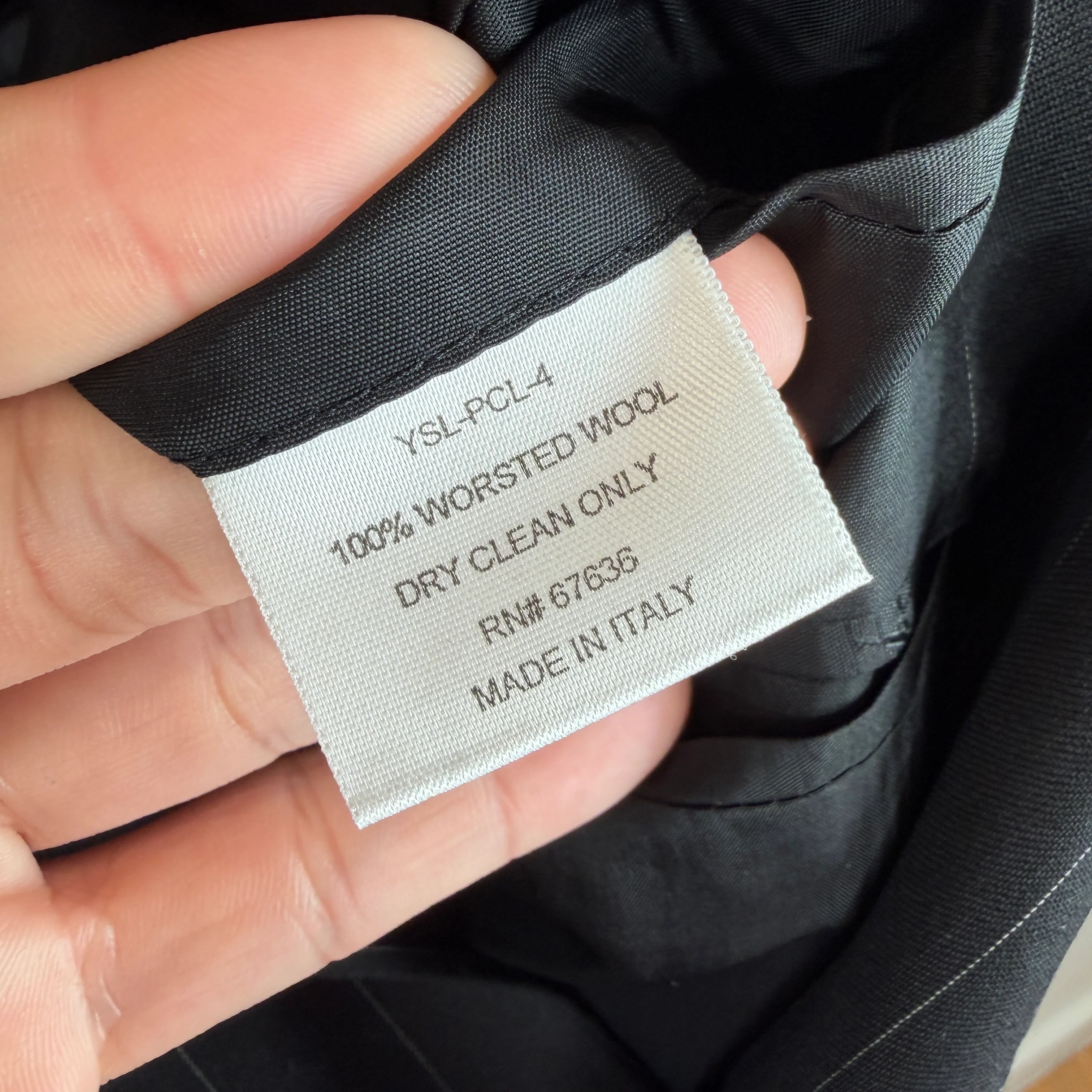 Saint Laurent Vintage Pinstripe Suit Set - Image 8