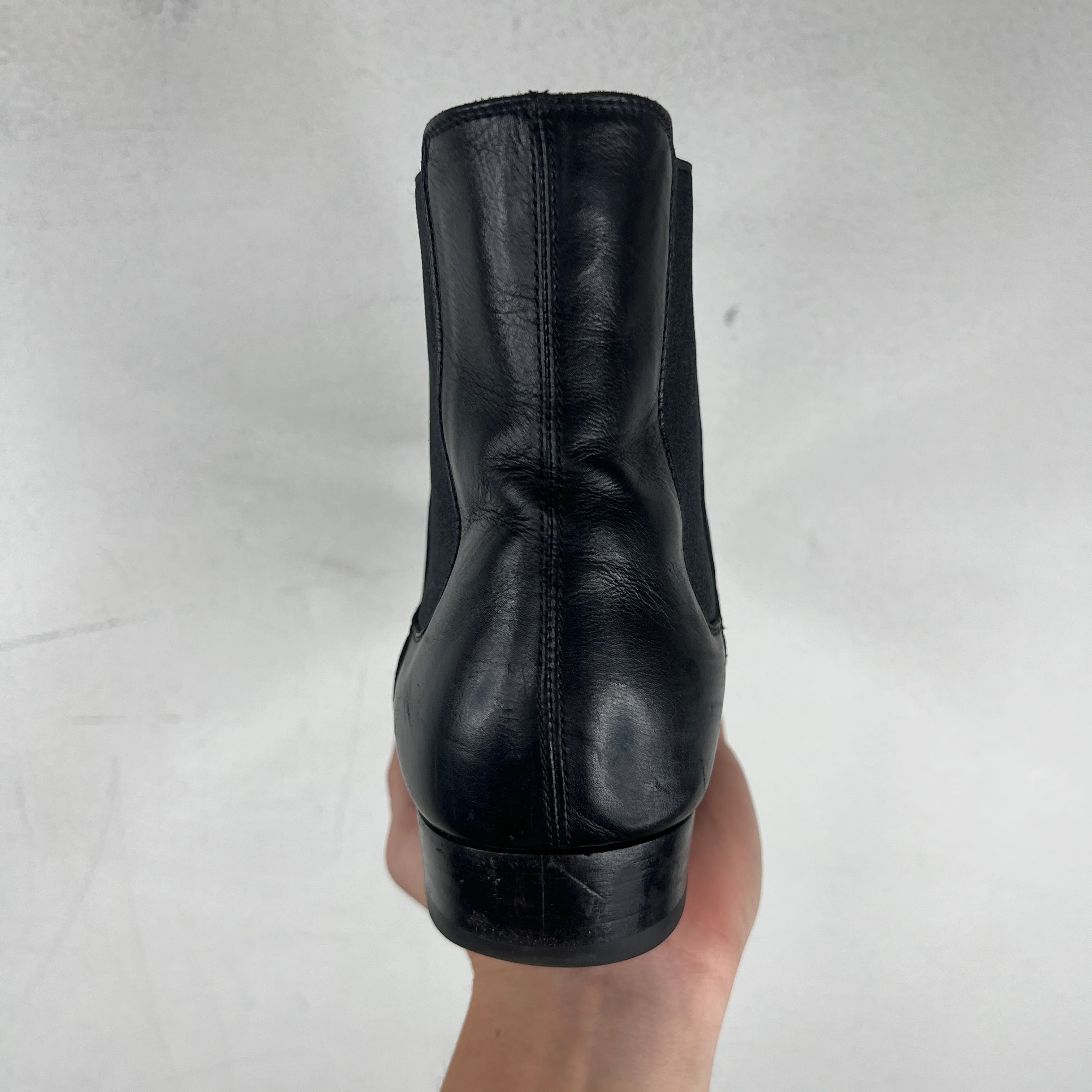 Saint Laurent Black Wyatt Chelsea Boots - Image 8