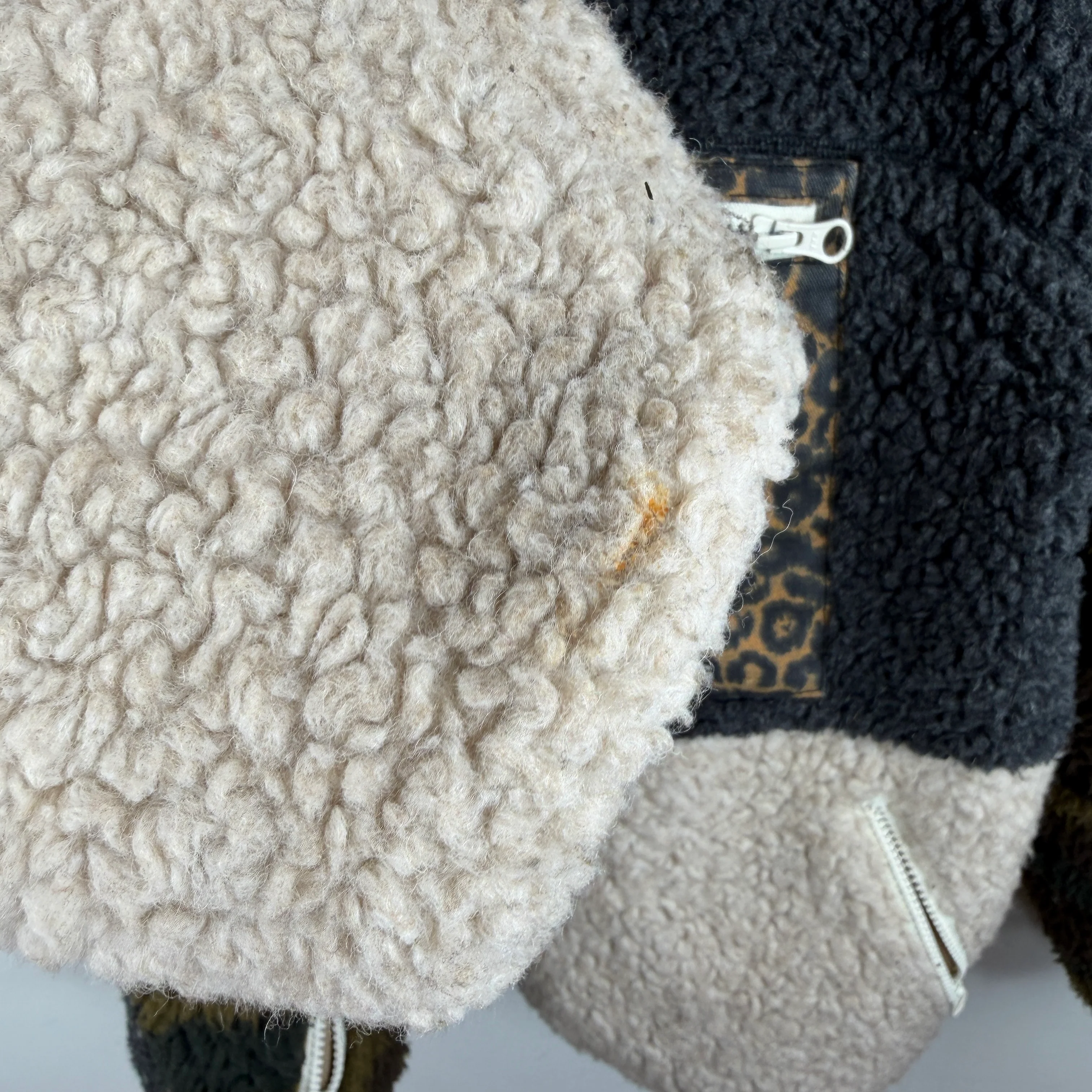Sandy Liang Multi Patchwork Fleece Jacket - Image 6