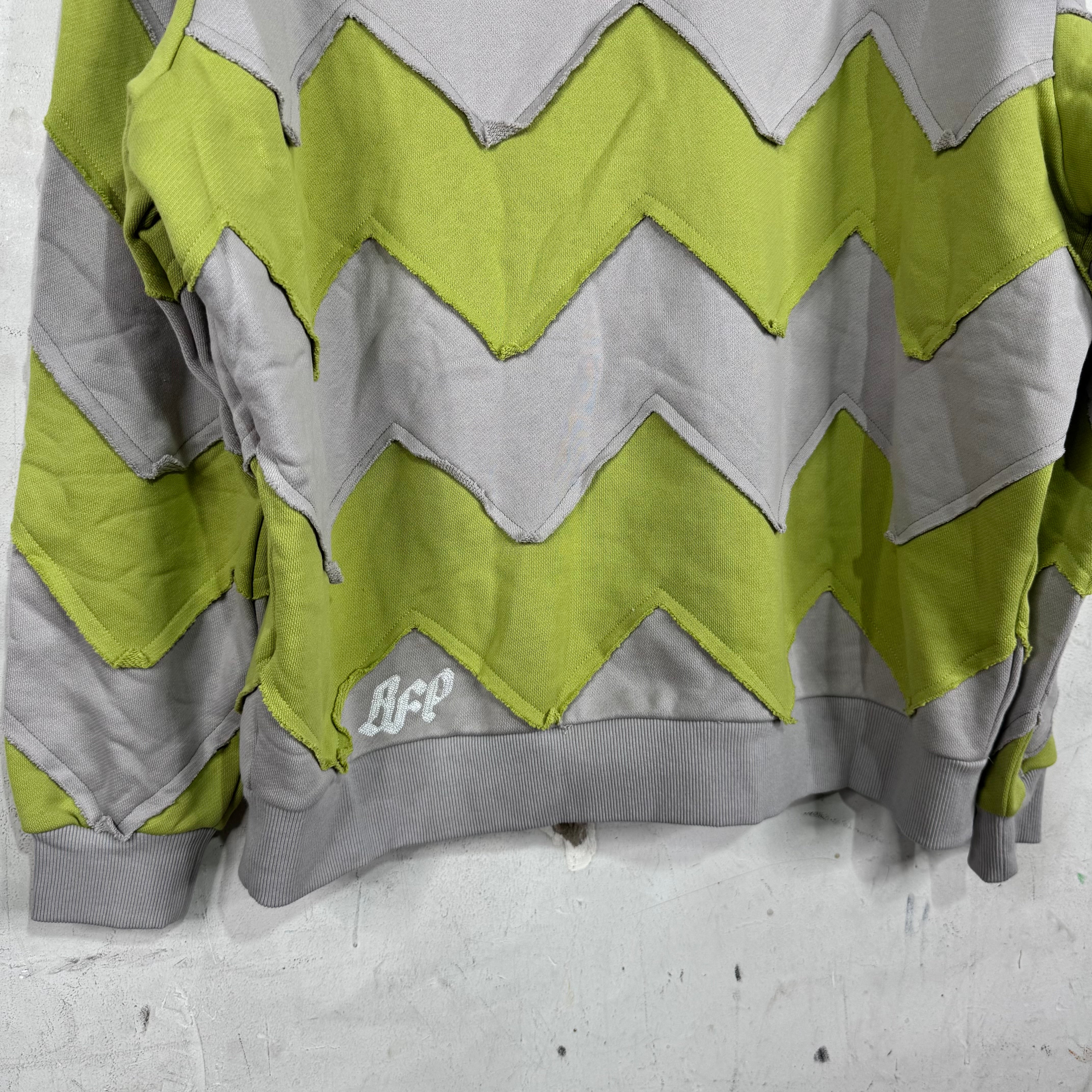 Sicko Zig Zag Patchwork Hoodie - Image 8