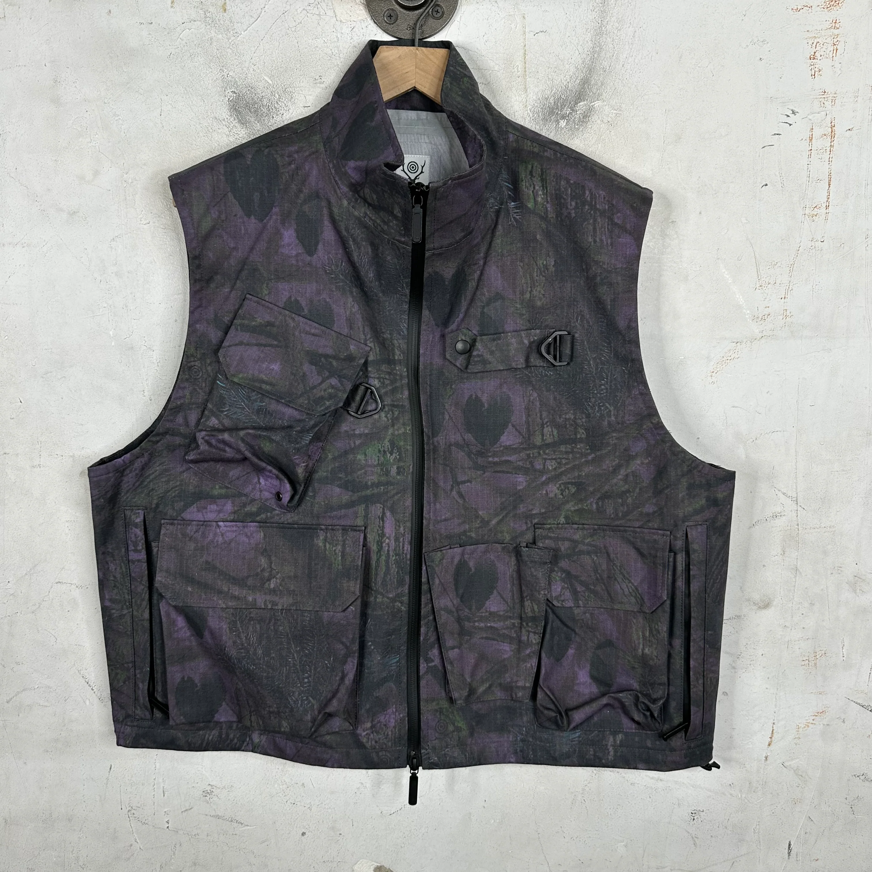 South2West8 Purple Camouflage Vest