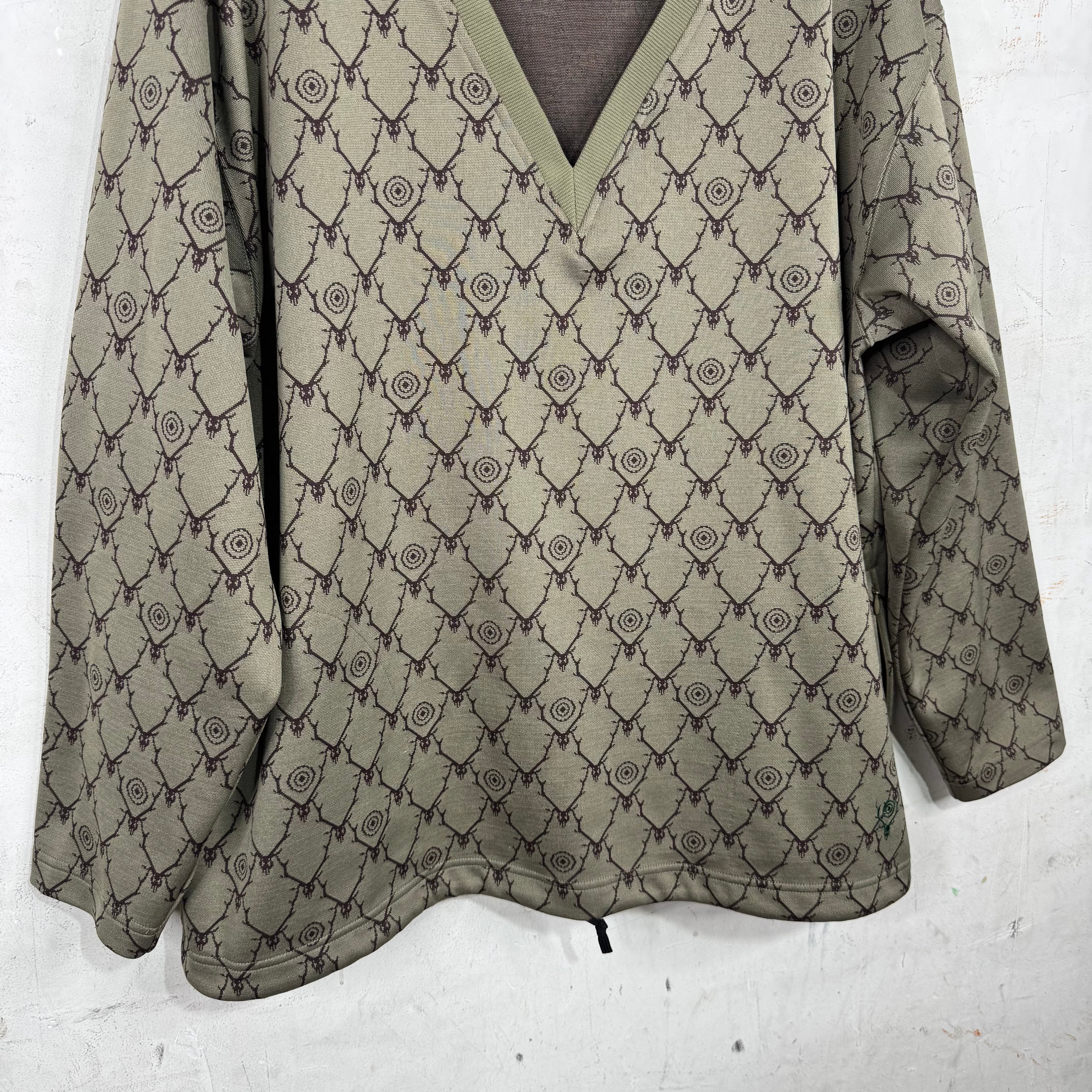 South2West8 V-Neck Logo LS Shirt - Image 6