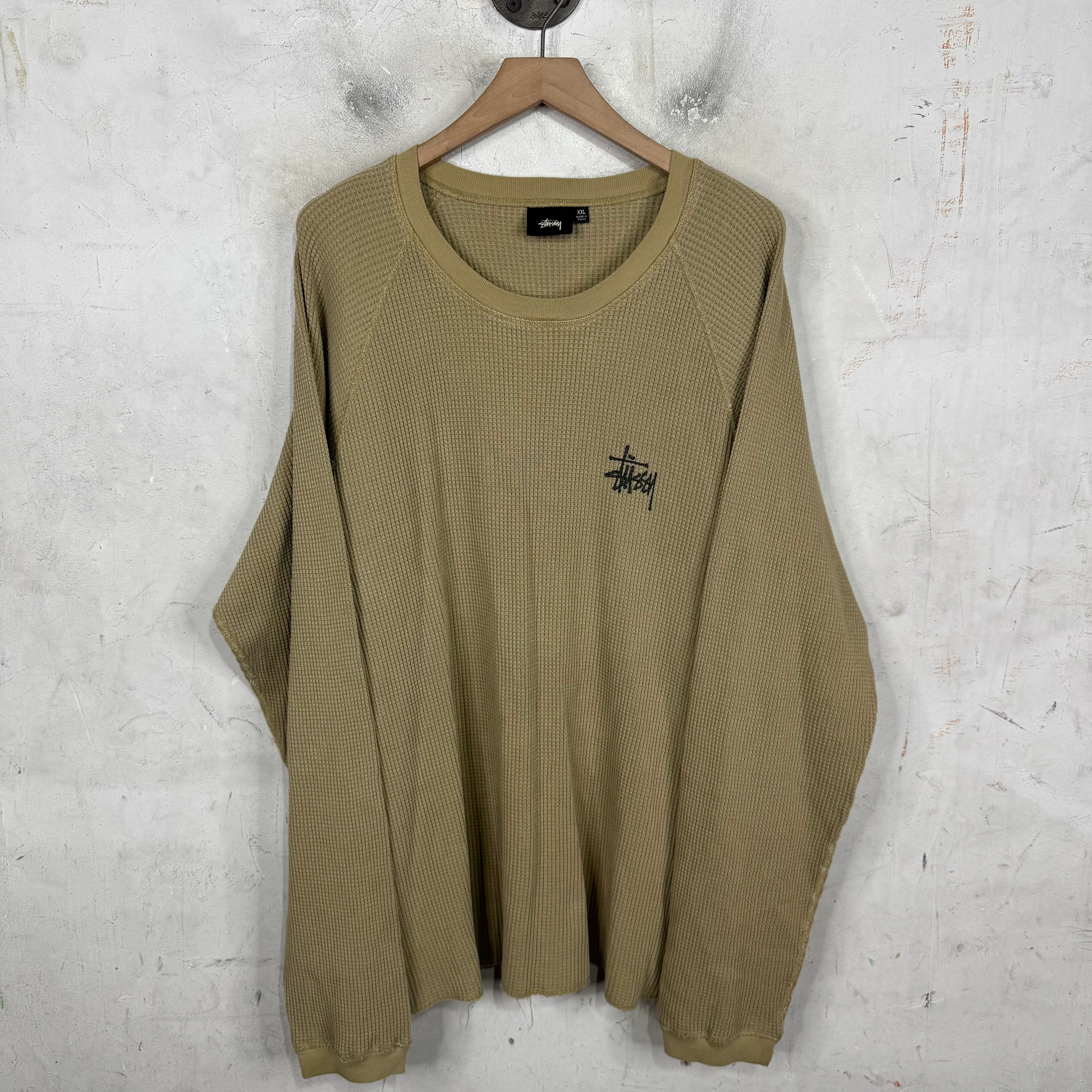 Stussy Beige Logo Thermal
