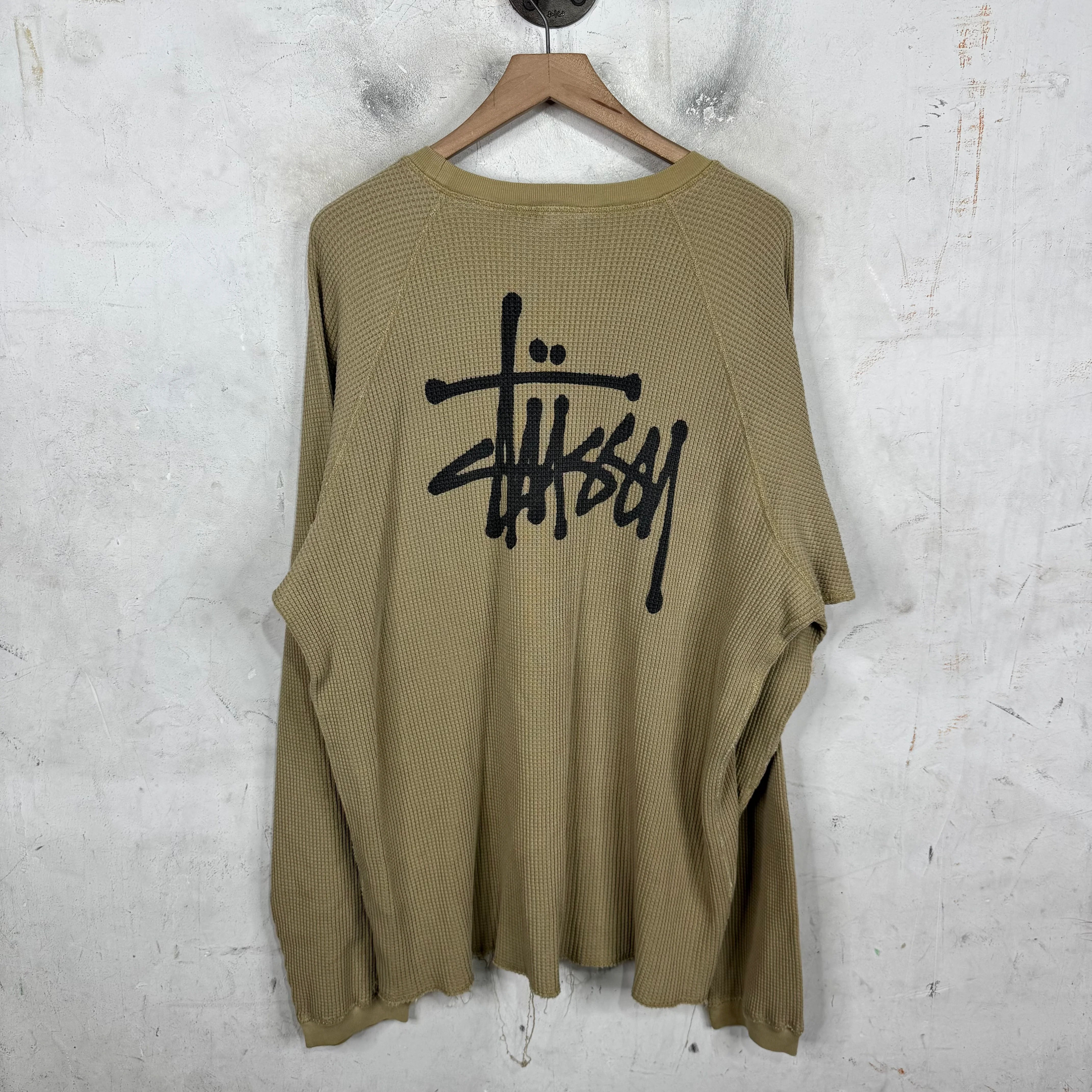 Stussy Beige Logo Thermal - Image 2