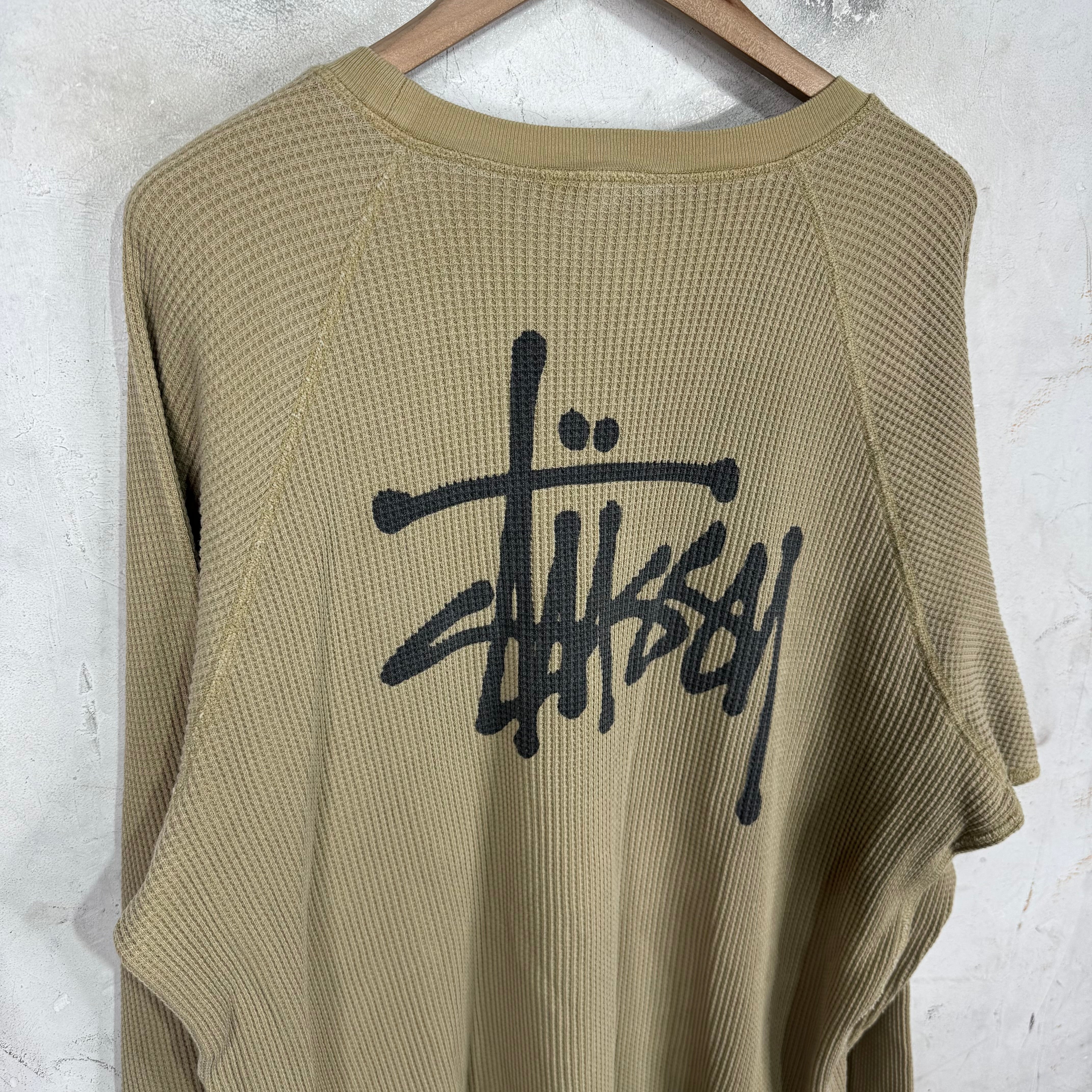 Stussy Beige Logo Thermal - Image 7
