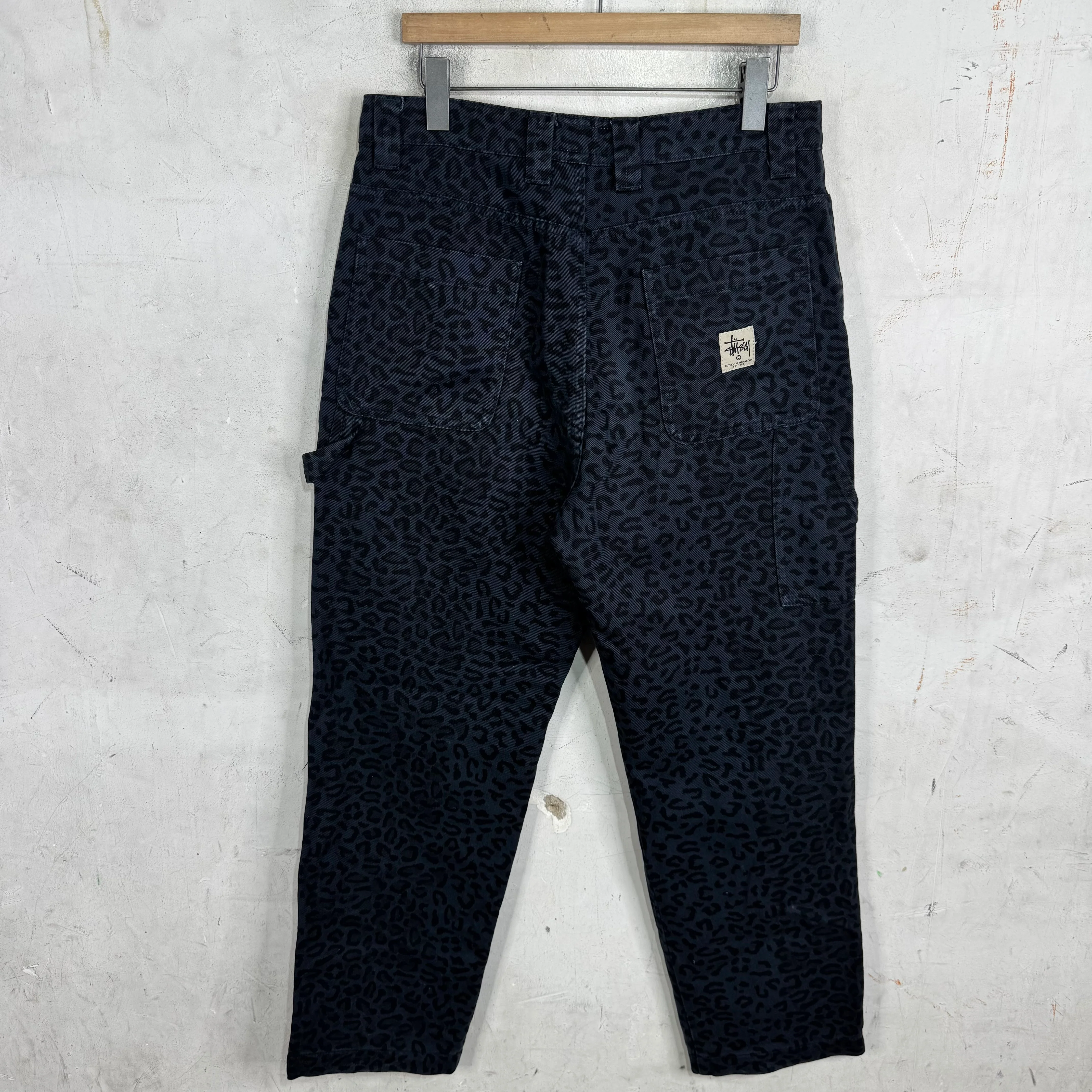 Stussy Blue Leopard Double Knees - Image 2