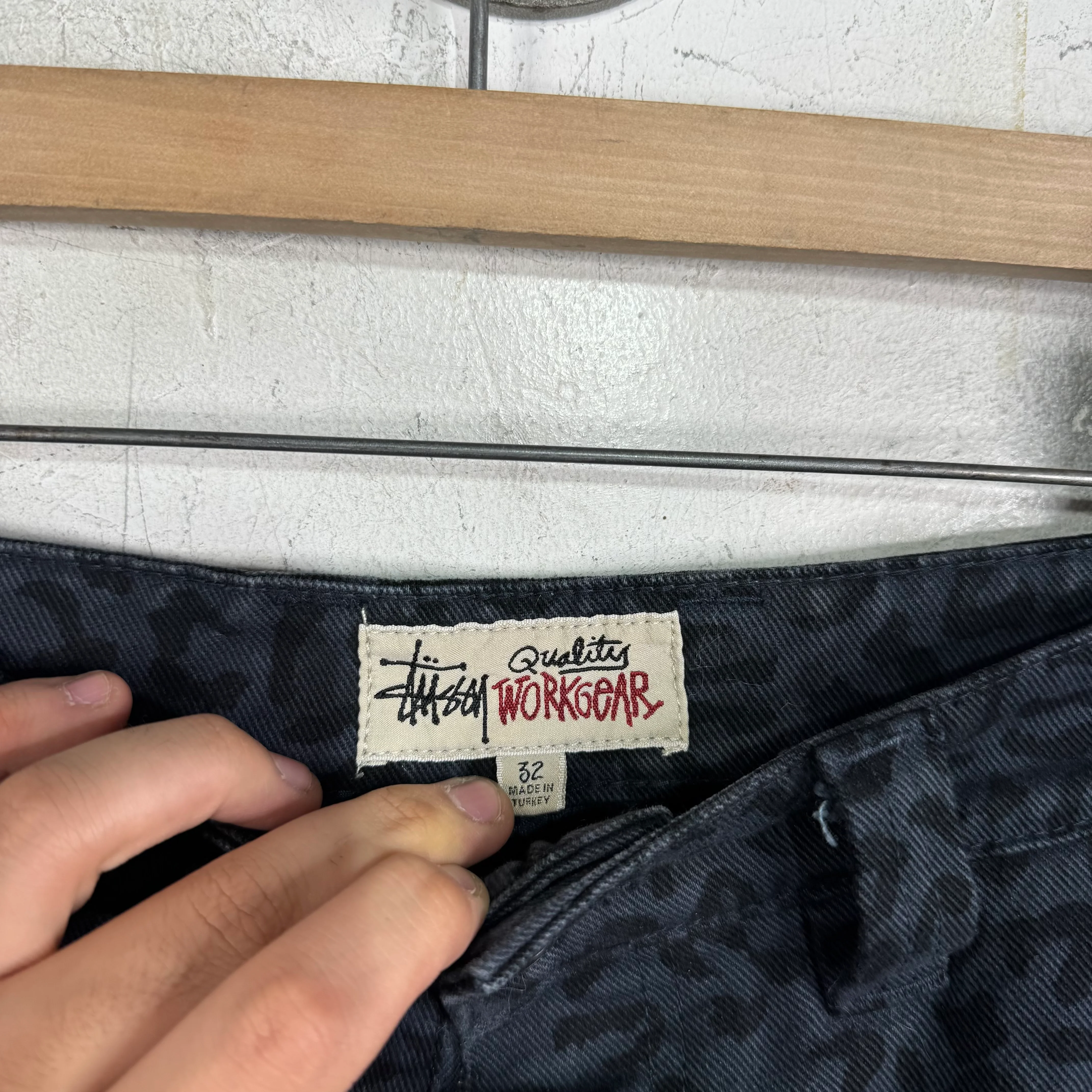 Stussy Blue Leopard Double Knees - Image 5